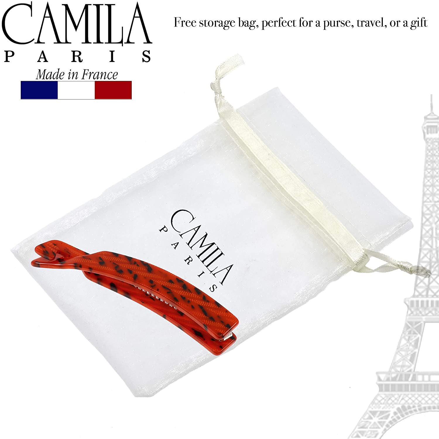 Camila Paris French banana clip cellulose acetate