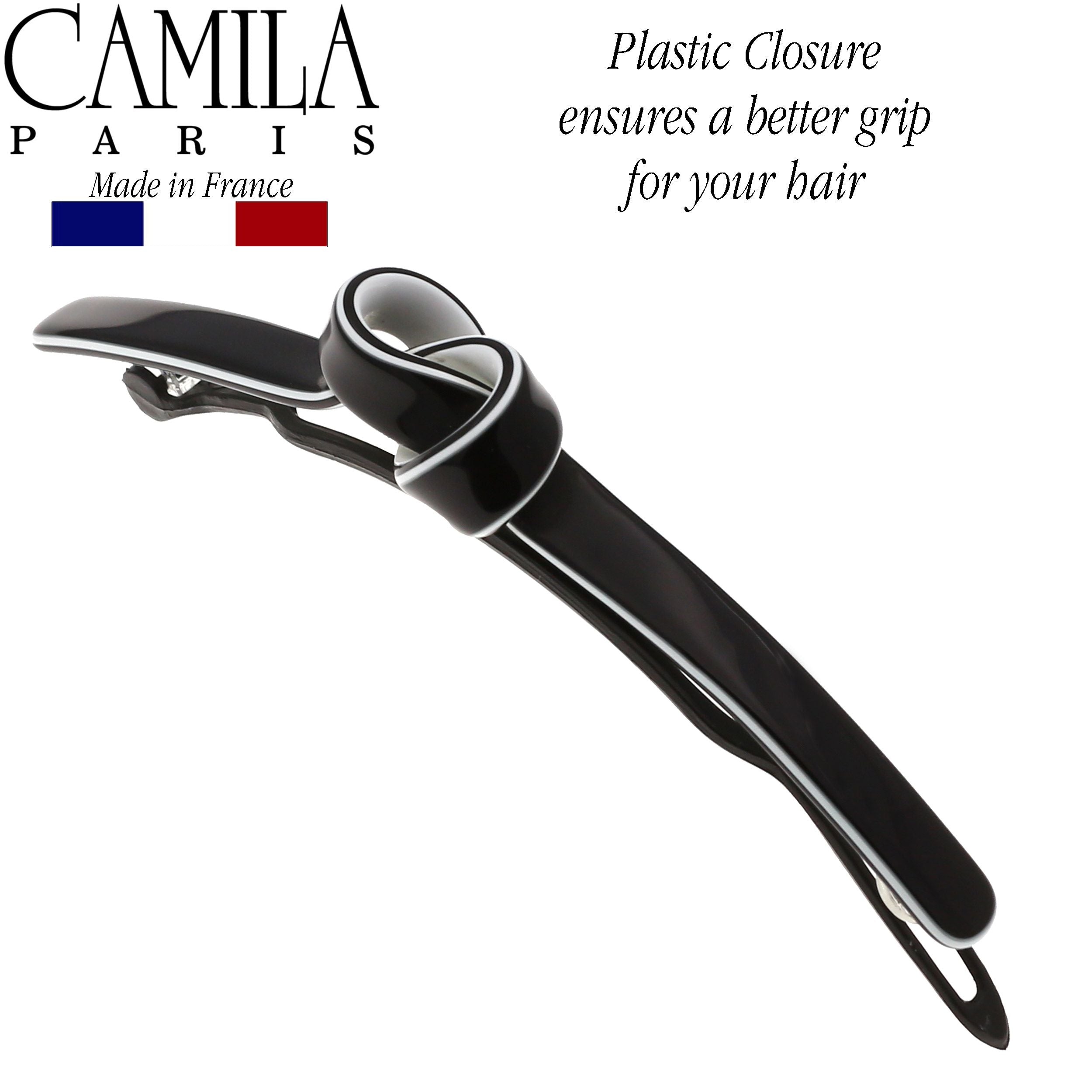Camila Paris Metal-Free French barrette cellulose acetate handmade
