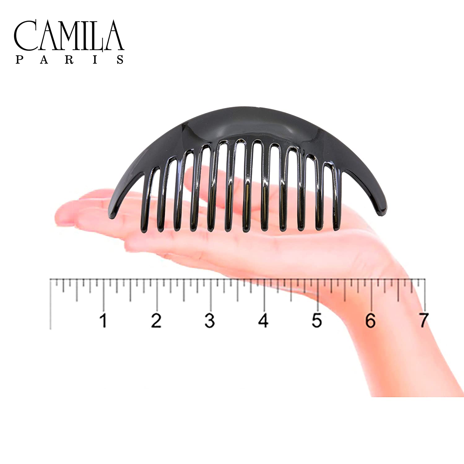 Camila Paris Detangling French side comb cellulose acetate