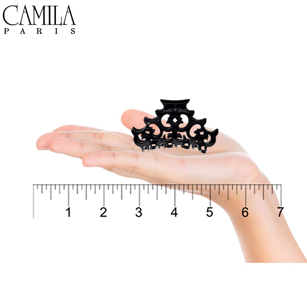 Camila Paris Baroque French hair clip cellulose acetate