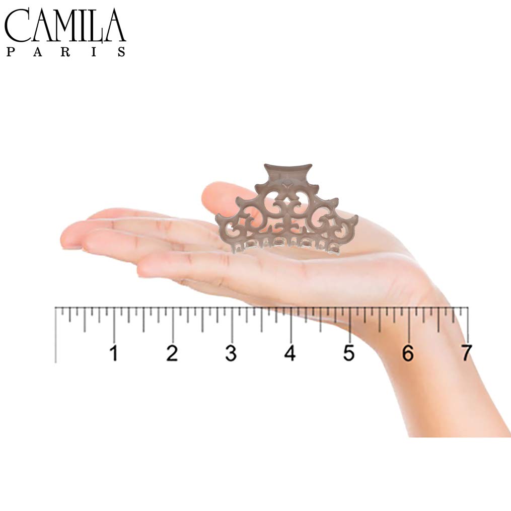 Camila Paris 2 Inch Baroque French hair clip cellulose acetate