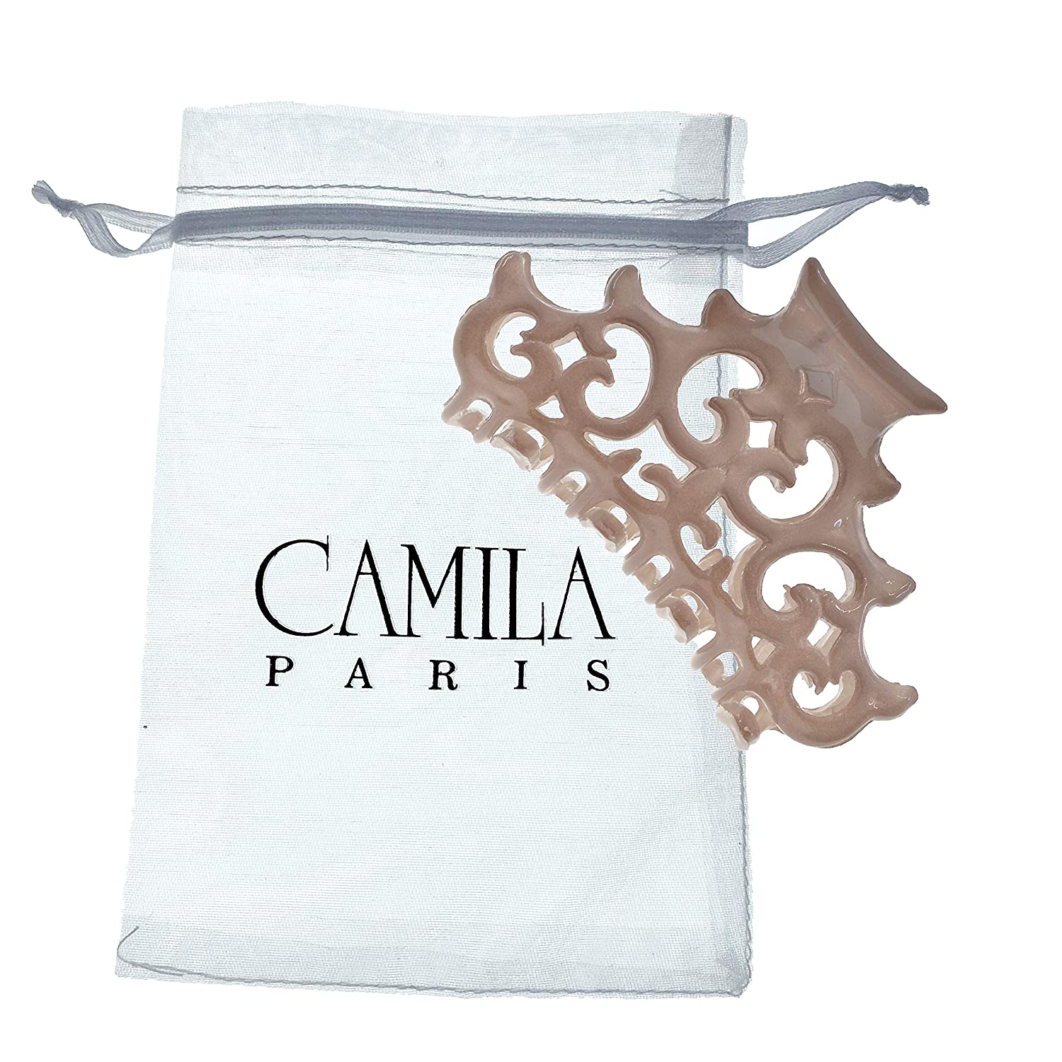 Camila Paris 2 Inch Baroque French hair clip cellulose acetate