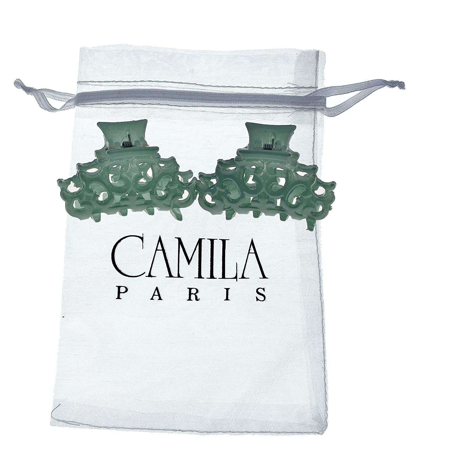 Camila Paris Baroque French hair clip cellulose acetate