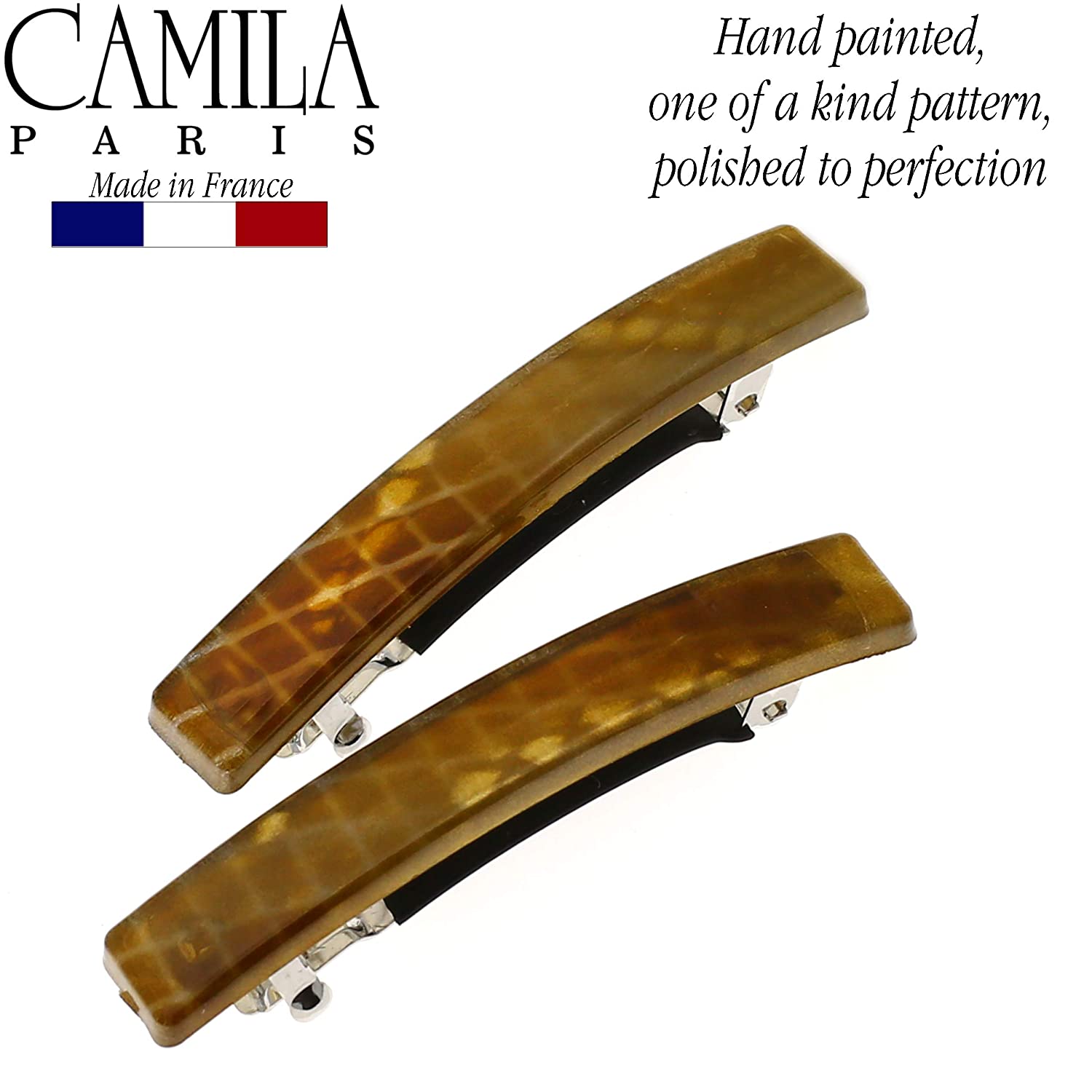 Camila Paris French barrette cellulose acetate