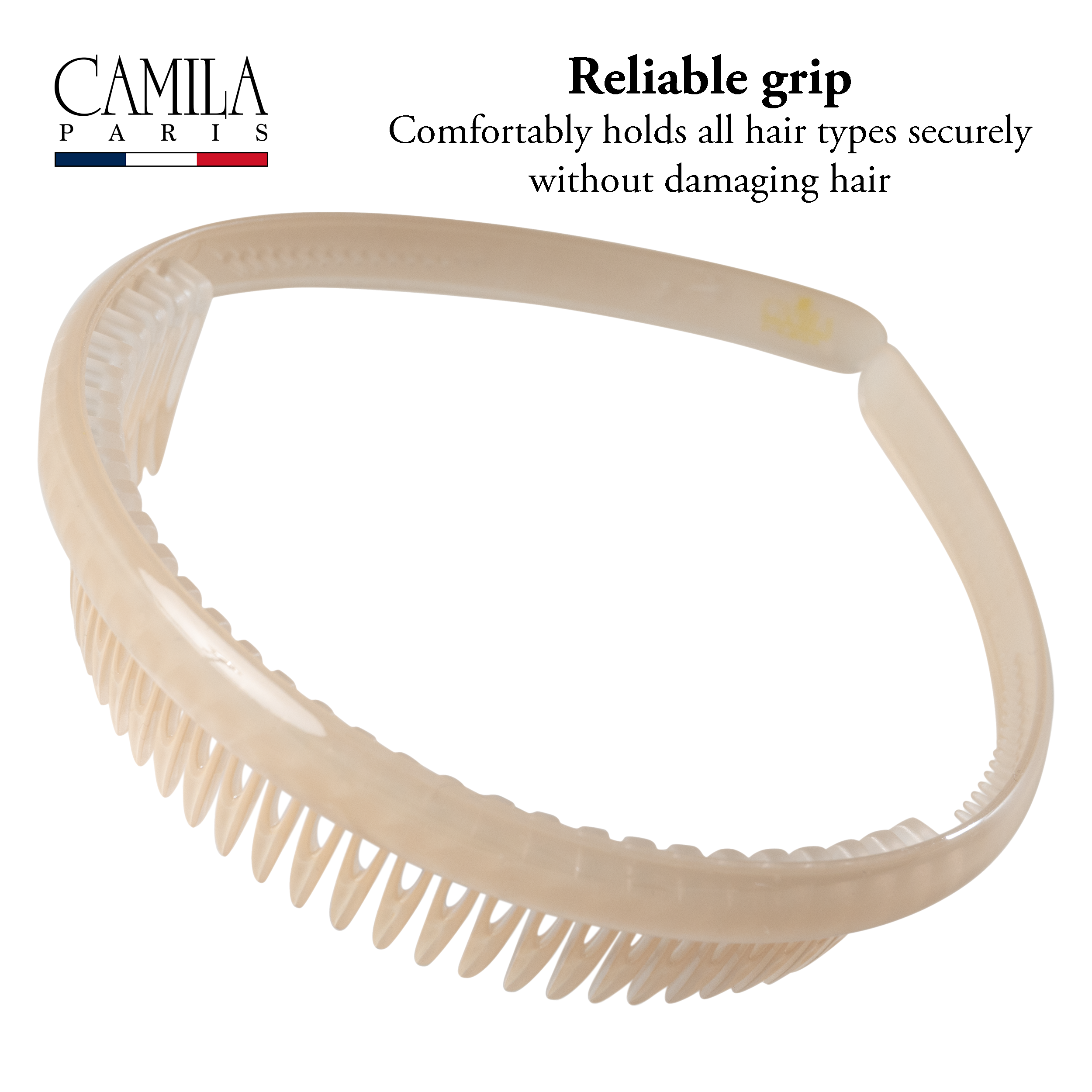 Camila Paris French headband cellulose acetate