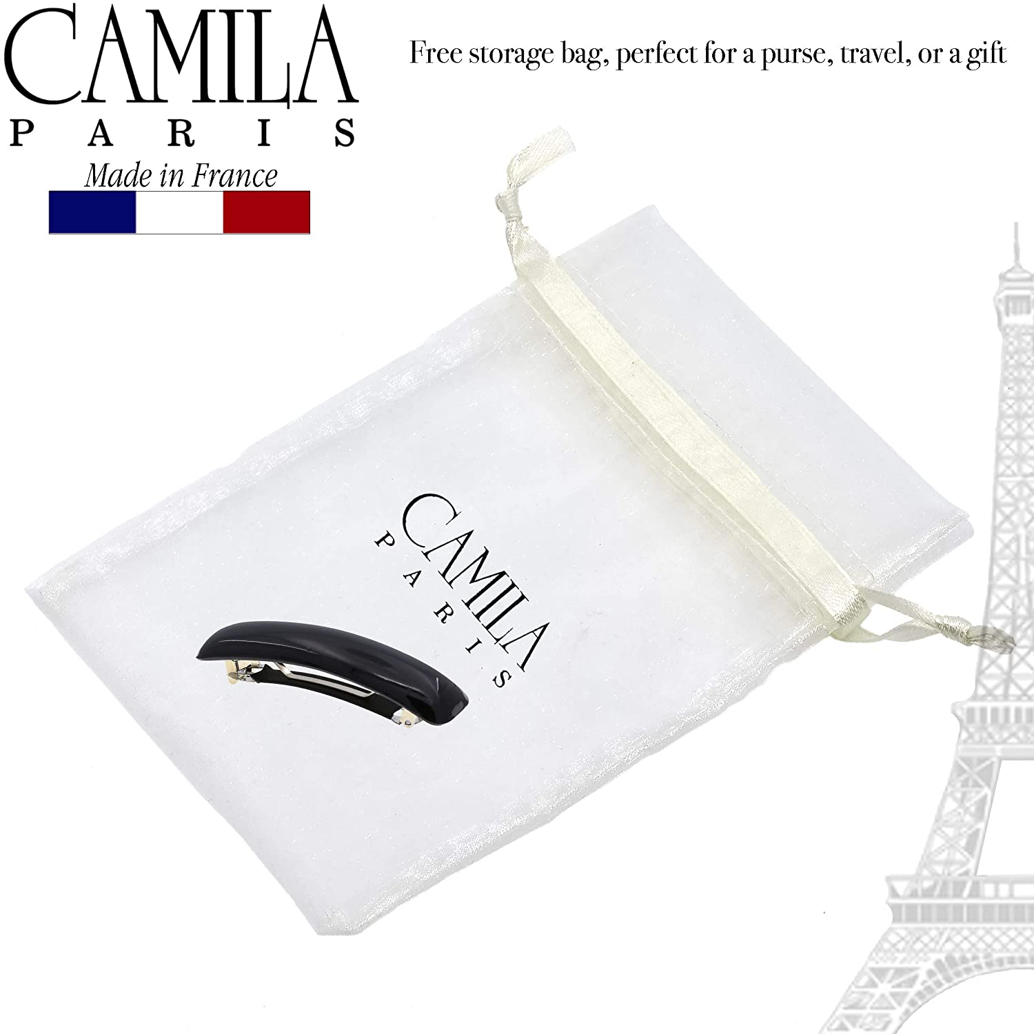 Camila Paris 3 Inch French barrette cellulose acetate