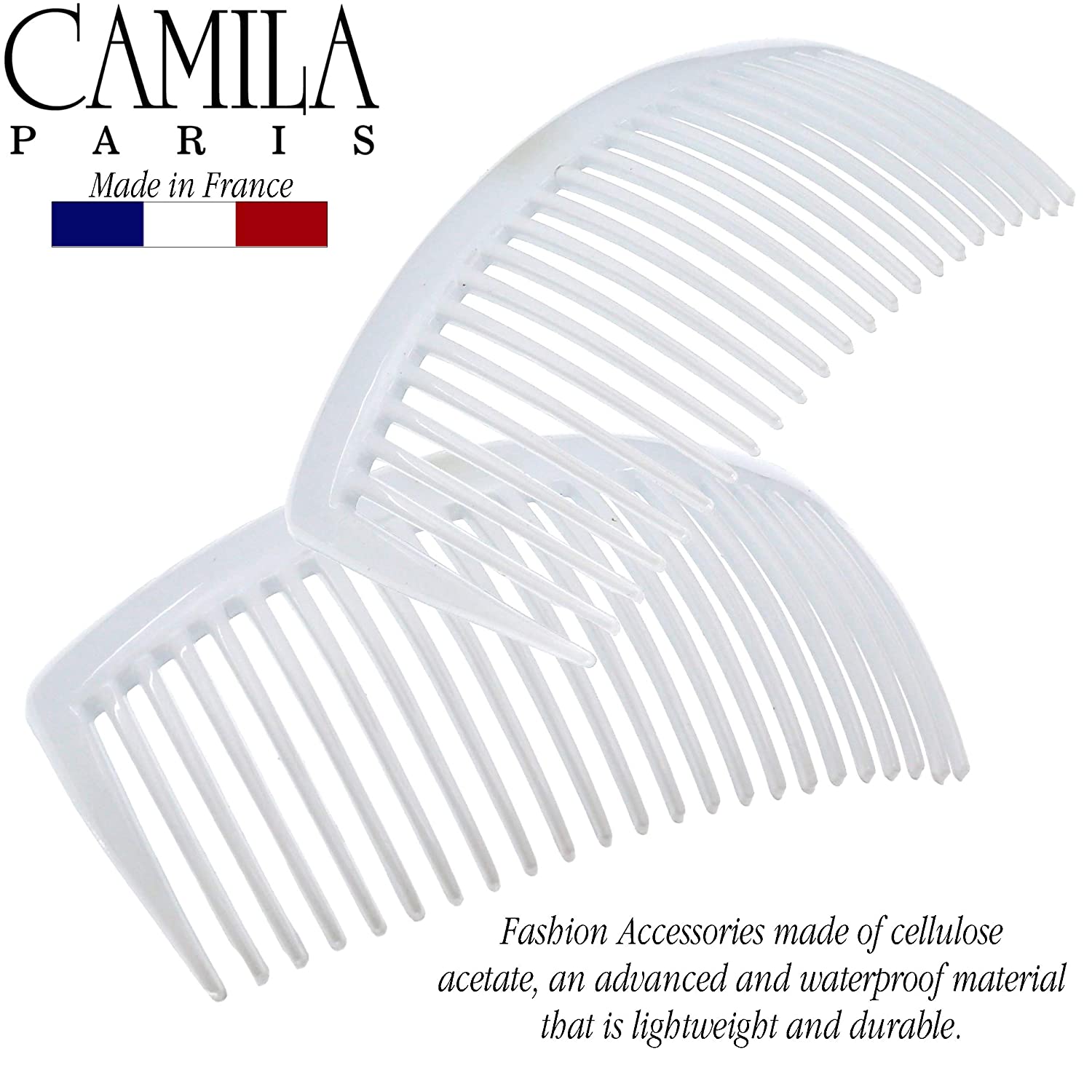Camila Paris Detangling French side comb cellulose acetate