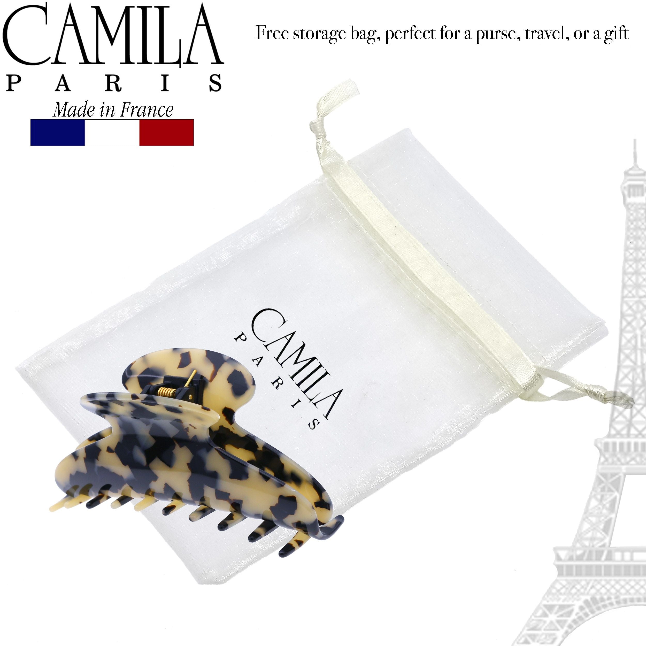 Camila Paris French hair clip cellulose acetate handmade