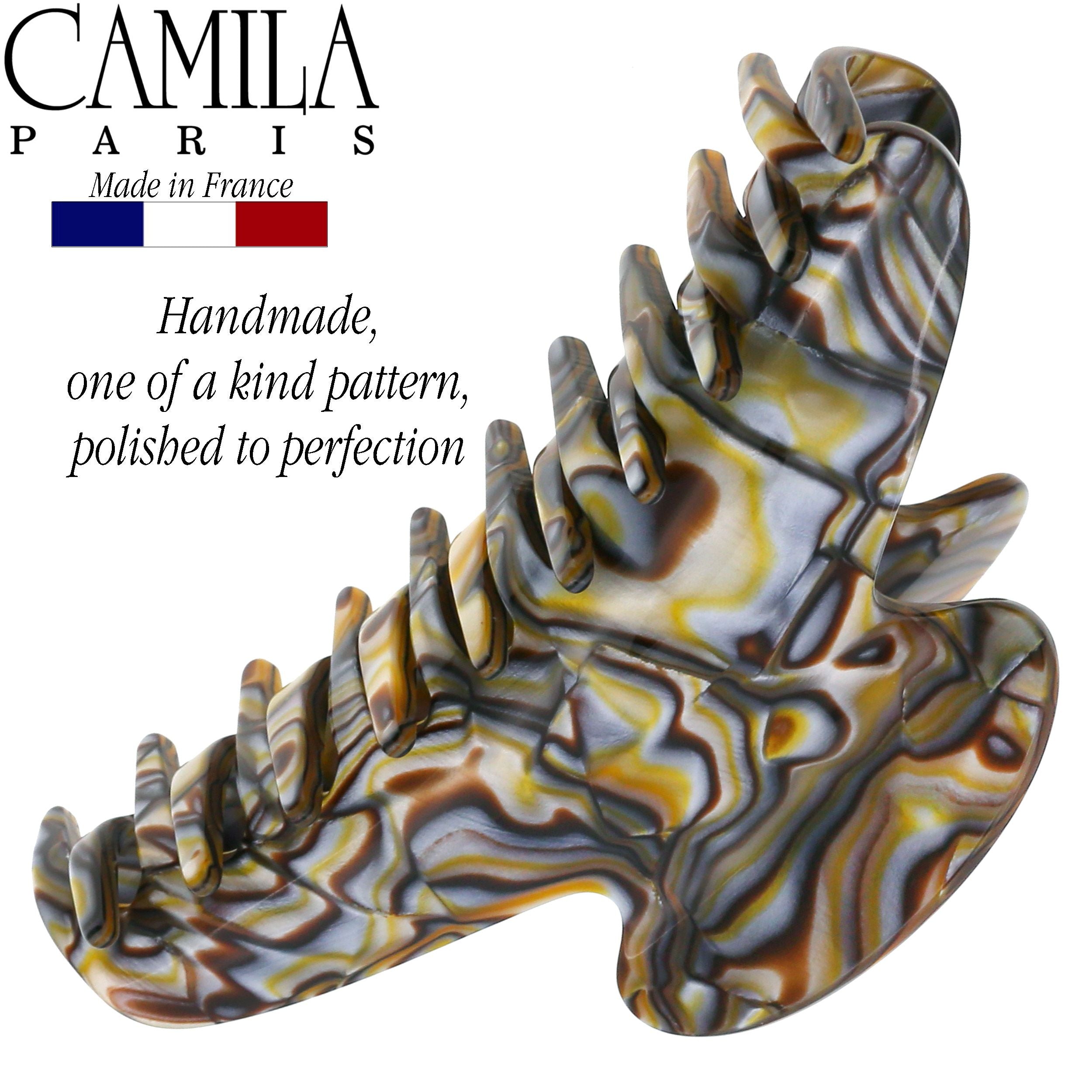 Camila Paris French hair clip cellulose acetate handmade