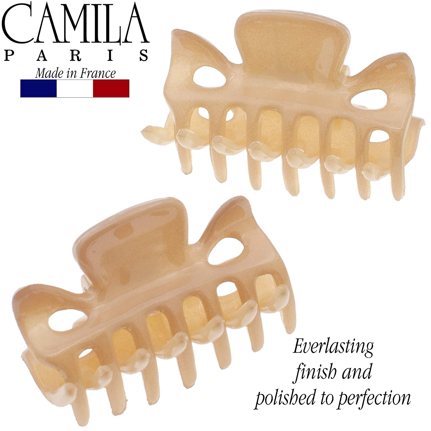 Camila Paris Elizabeth French hair clip cellulose acetate