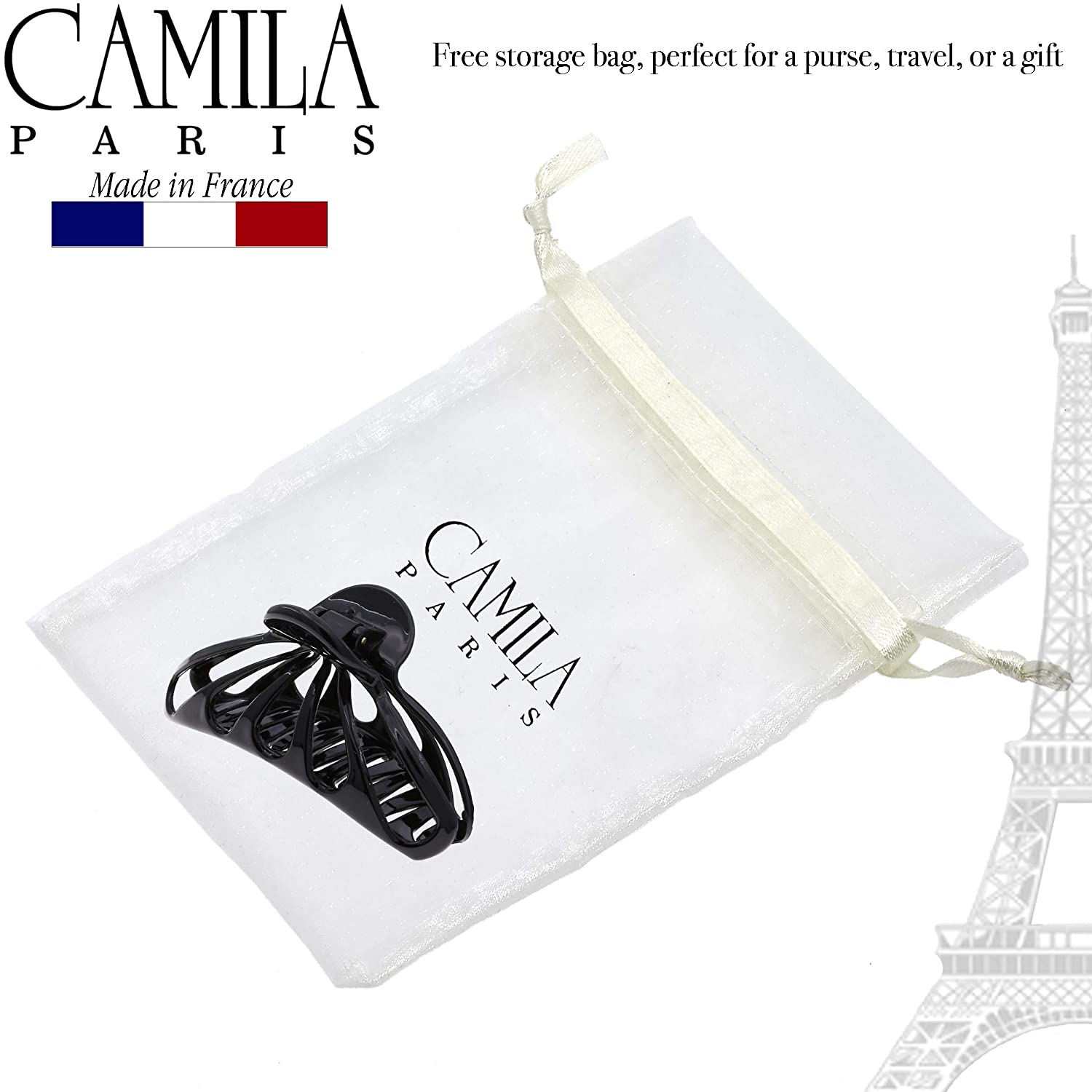 Camila Paris French claw clip cellulose acetate