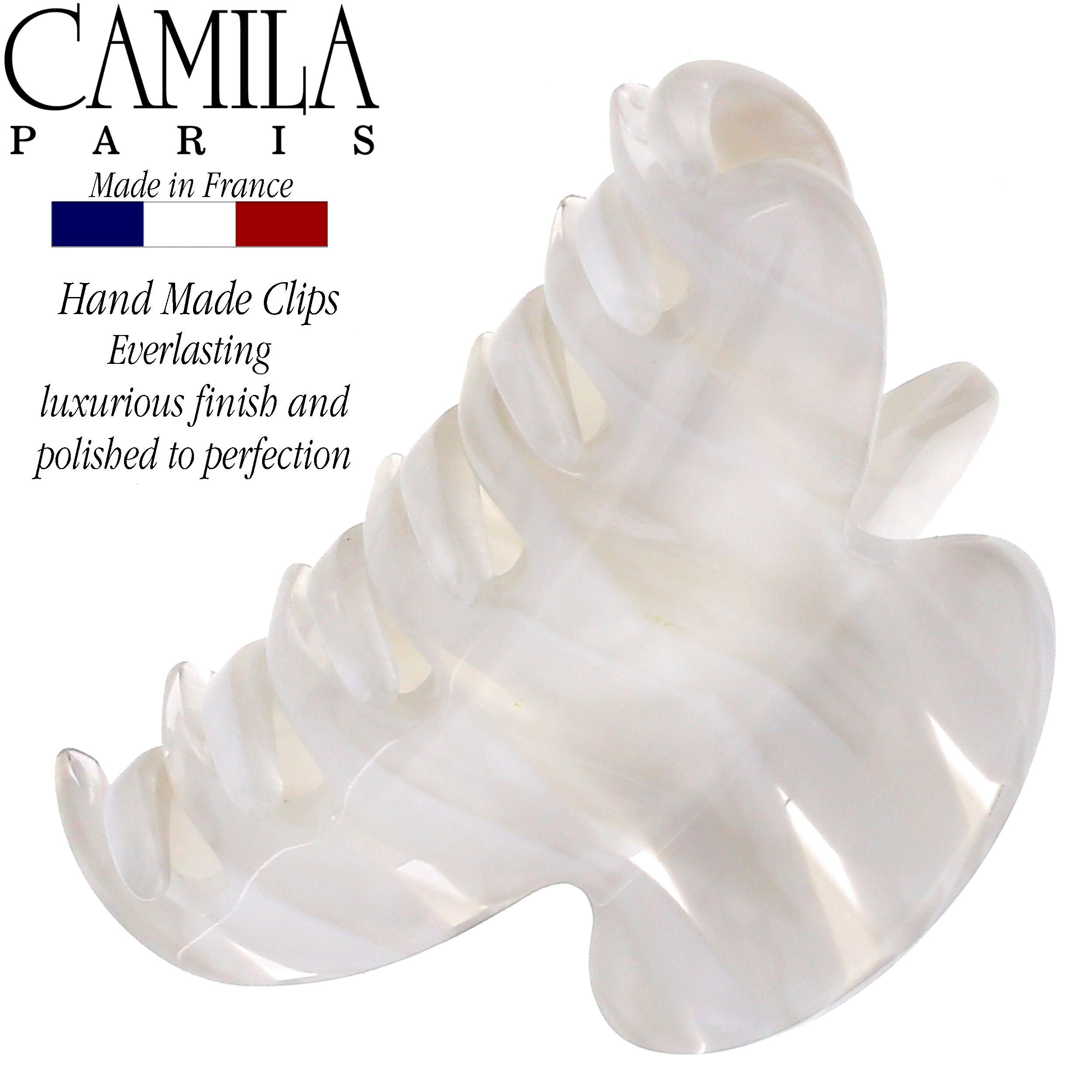 Camila Paris French hair clip cellulose acetate handmade
