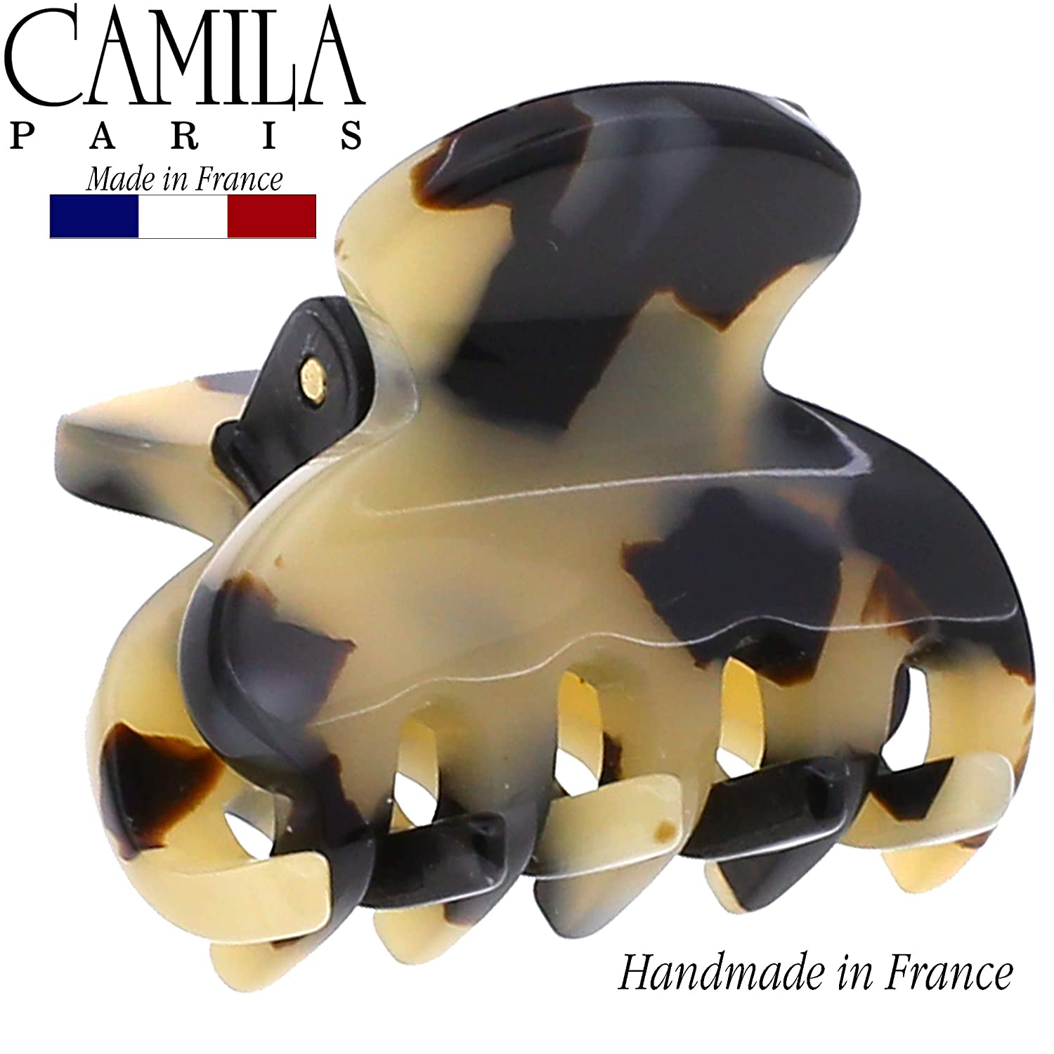 Camila Paris French hair clip cellulose acetate handmade