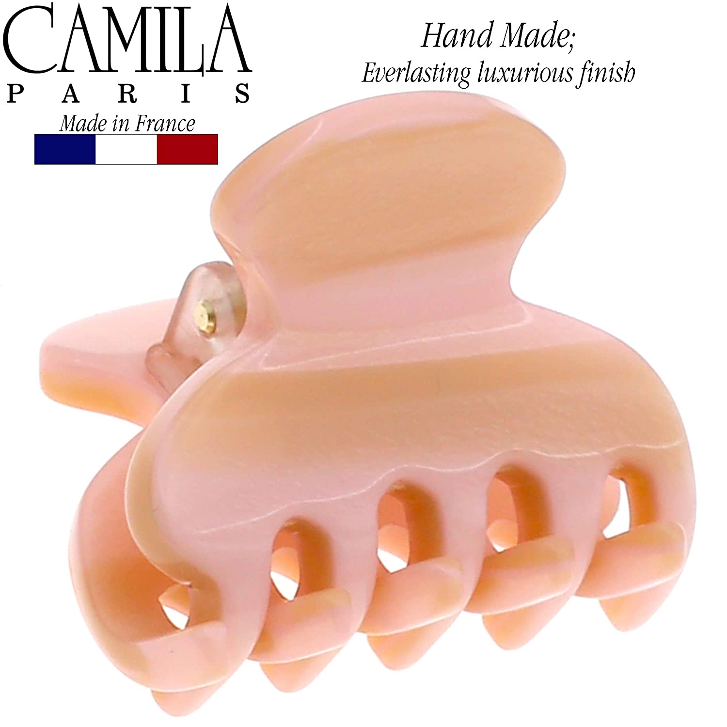 Camila Paris French hair clip cellulose acetate handmade