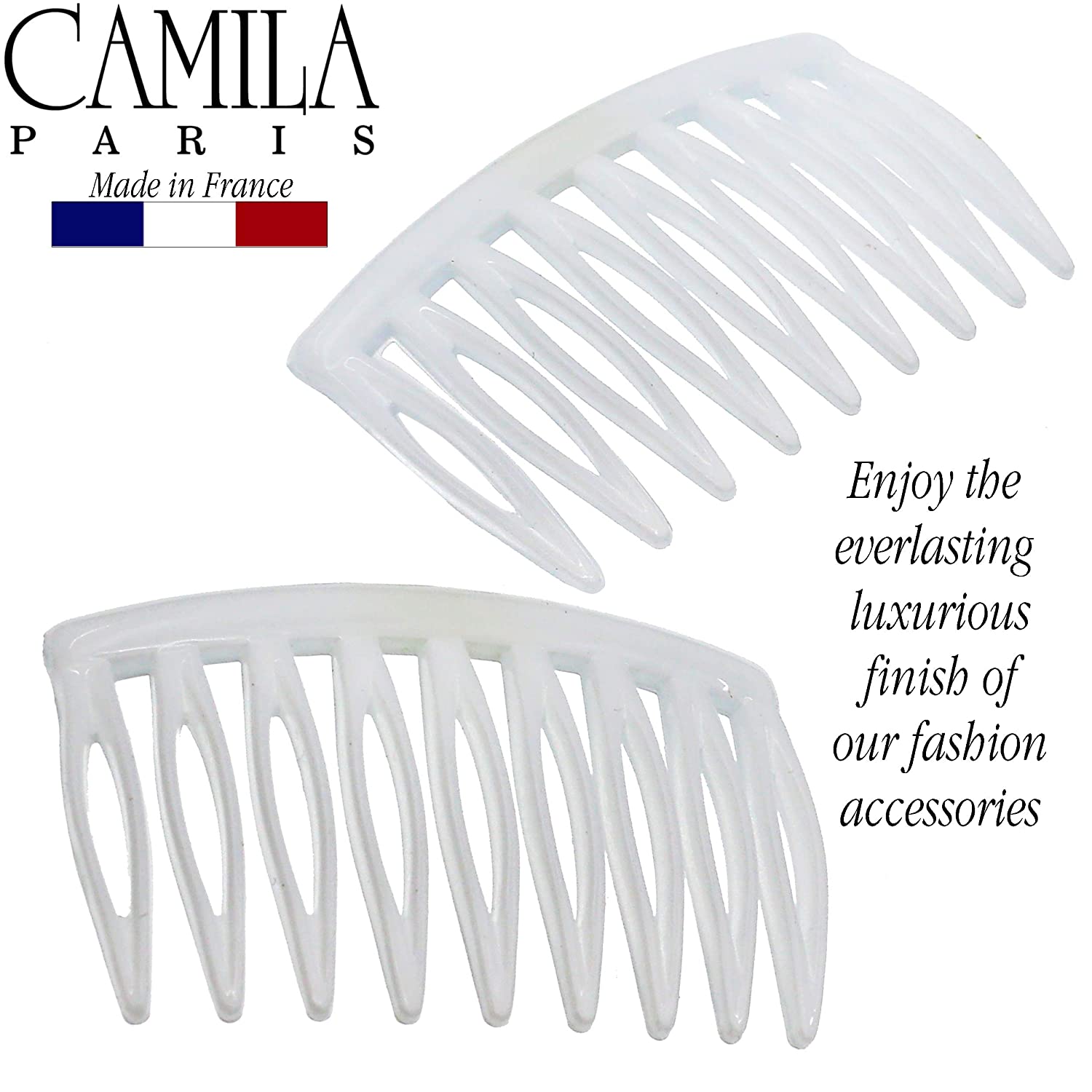 Camila Paris Detangling French side comb cellulose acetate