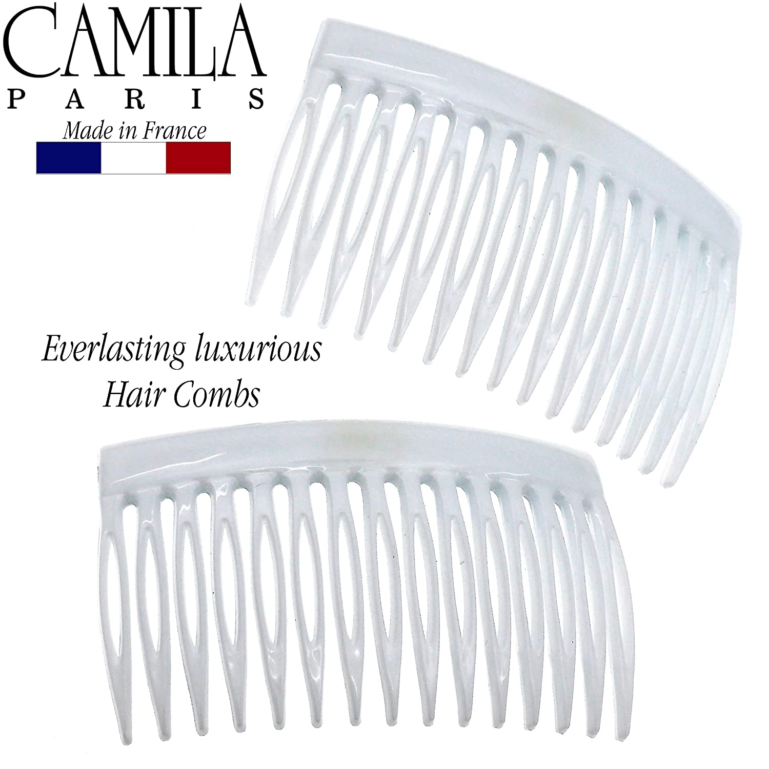 Camila Paris Detangling French side comb cellulose acetate