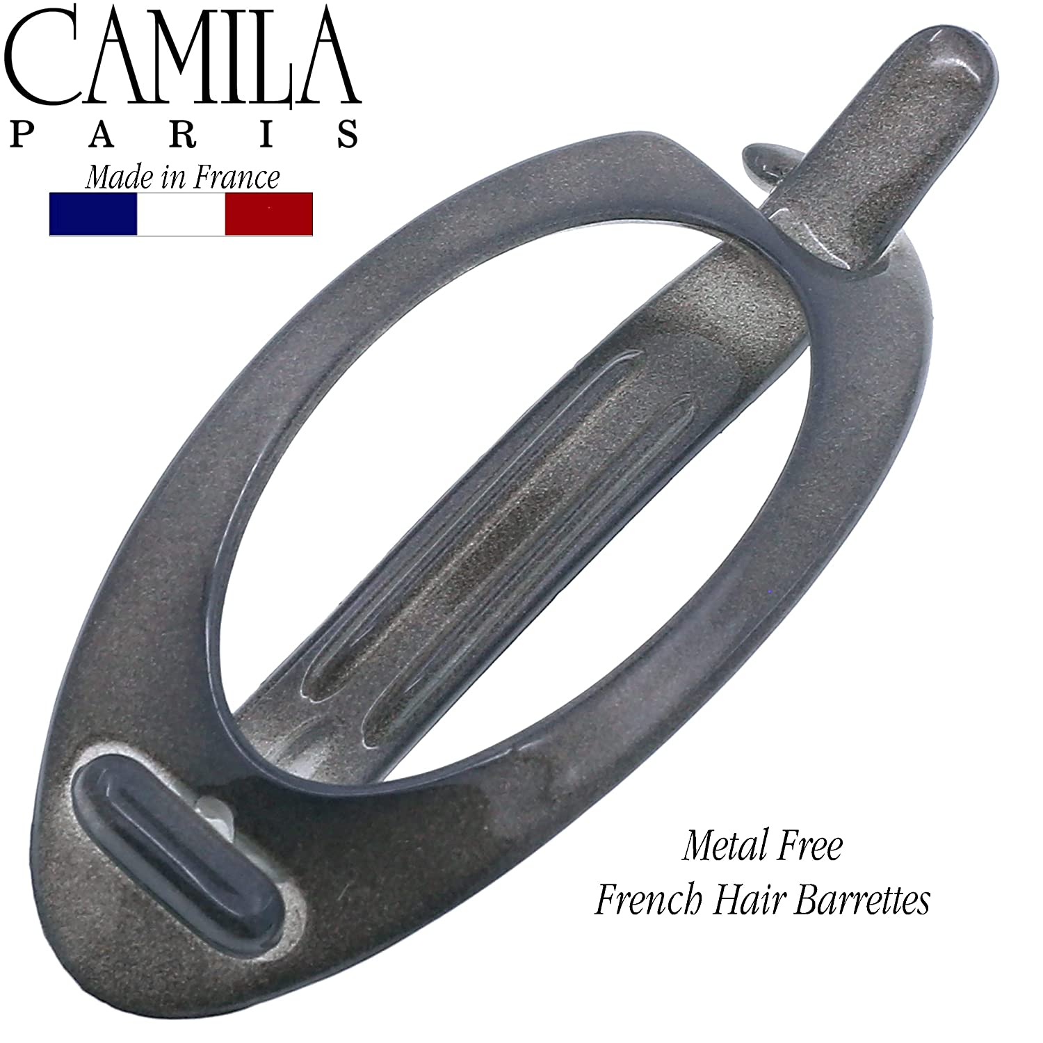 Camila Paris 4.5 Inch Metal-Free French barrette cellulose acetate
