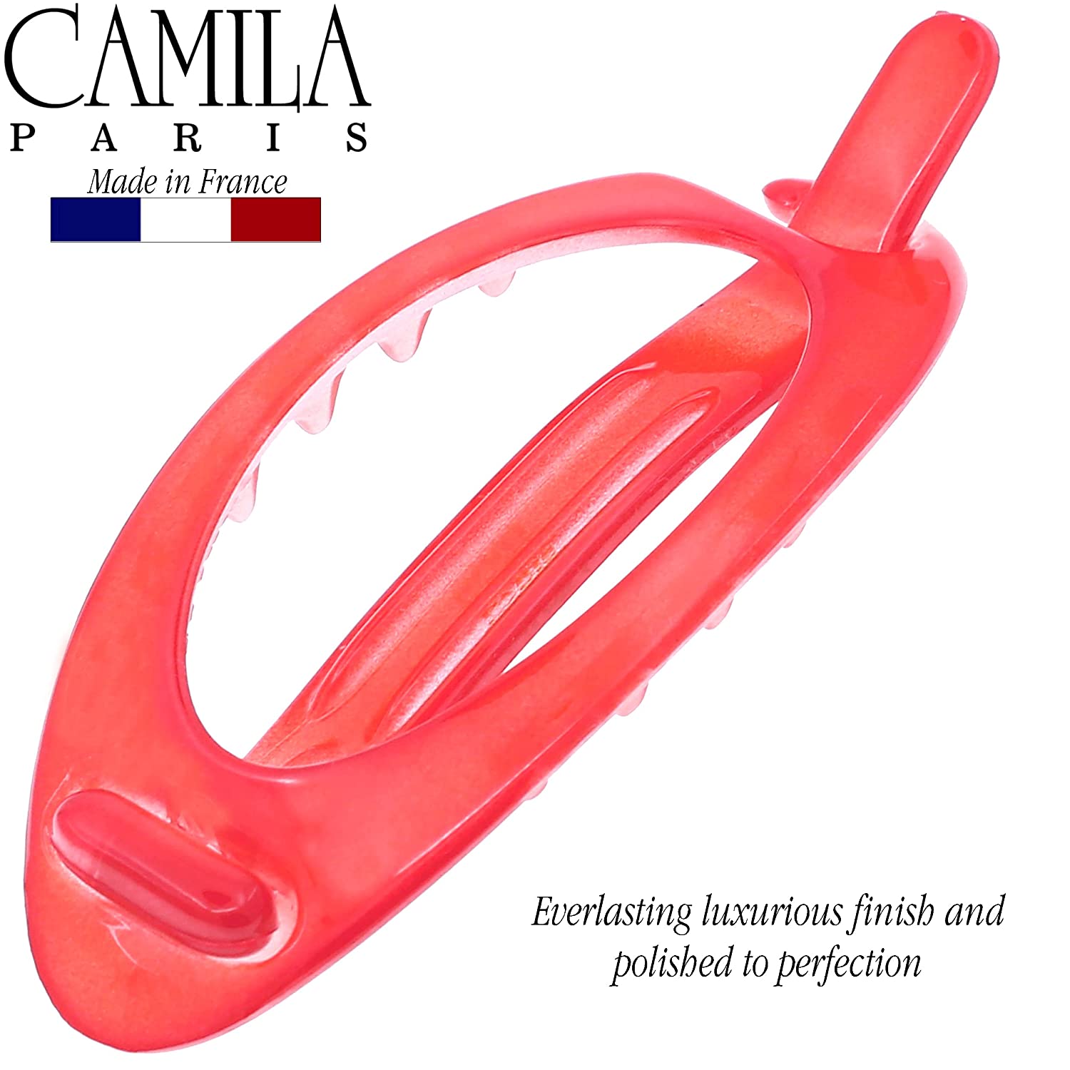 Camila Paris Metal-Free French barrette cellulose acetate