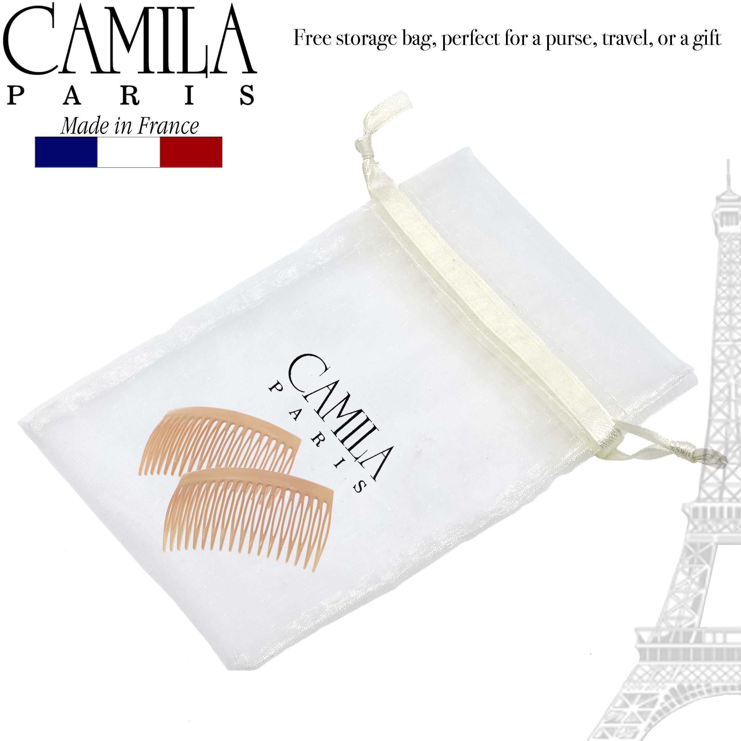 Camila Paris Detangling French side comb cellulose acetate