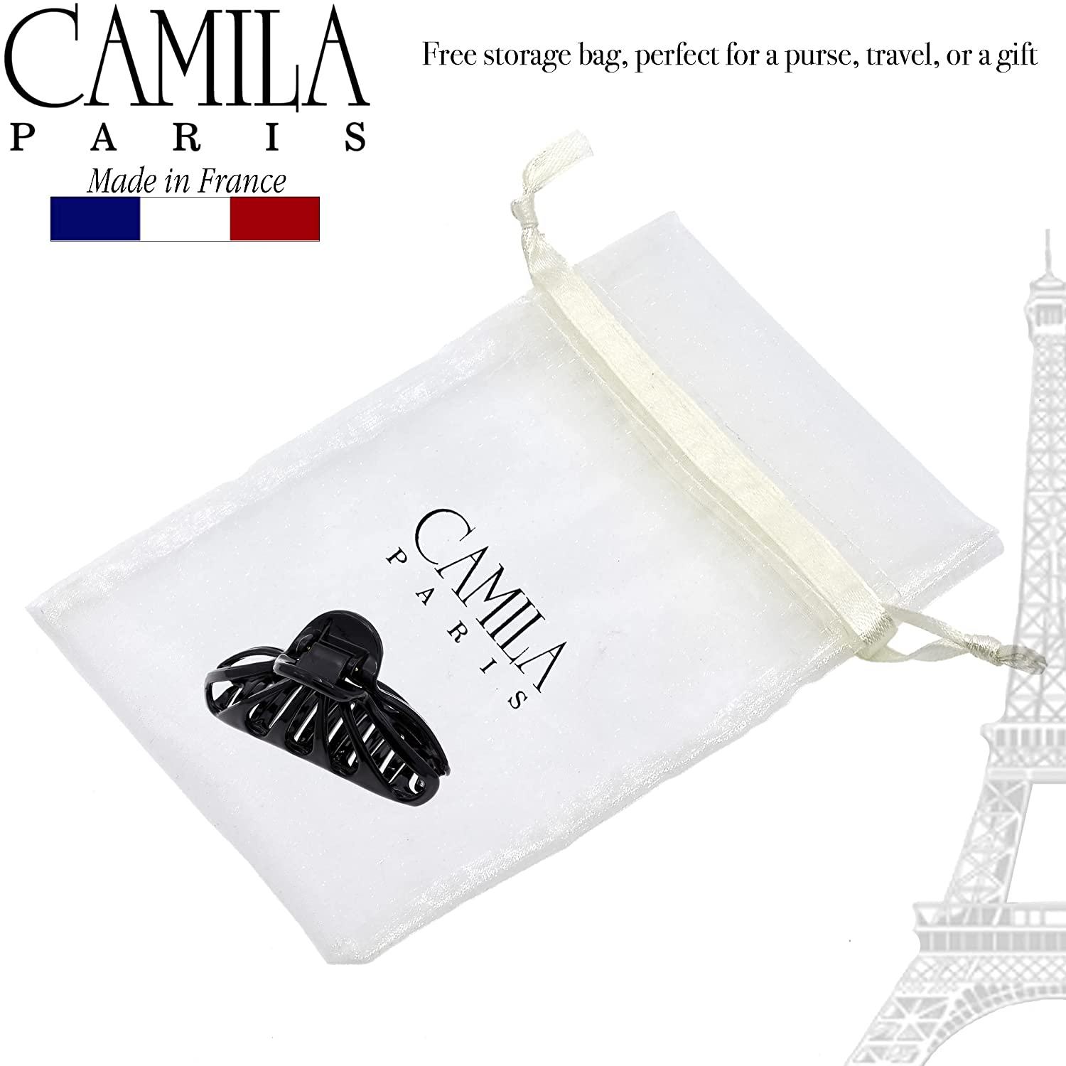 Camila Paris 3.75 Inch French claw clip cellulose acetate
