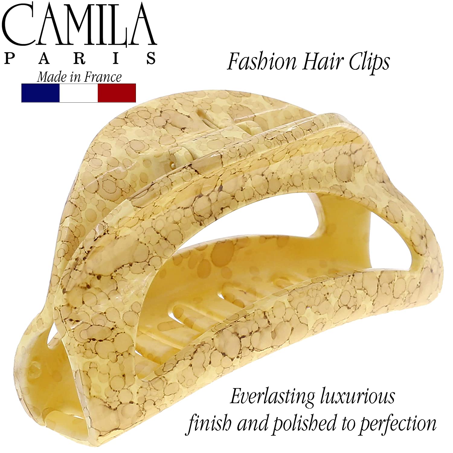 Camila Paris French hair clip cellulose acetate