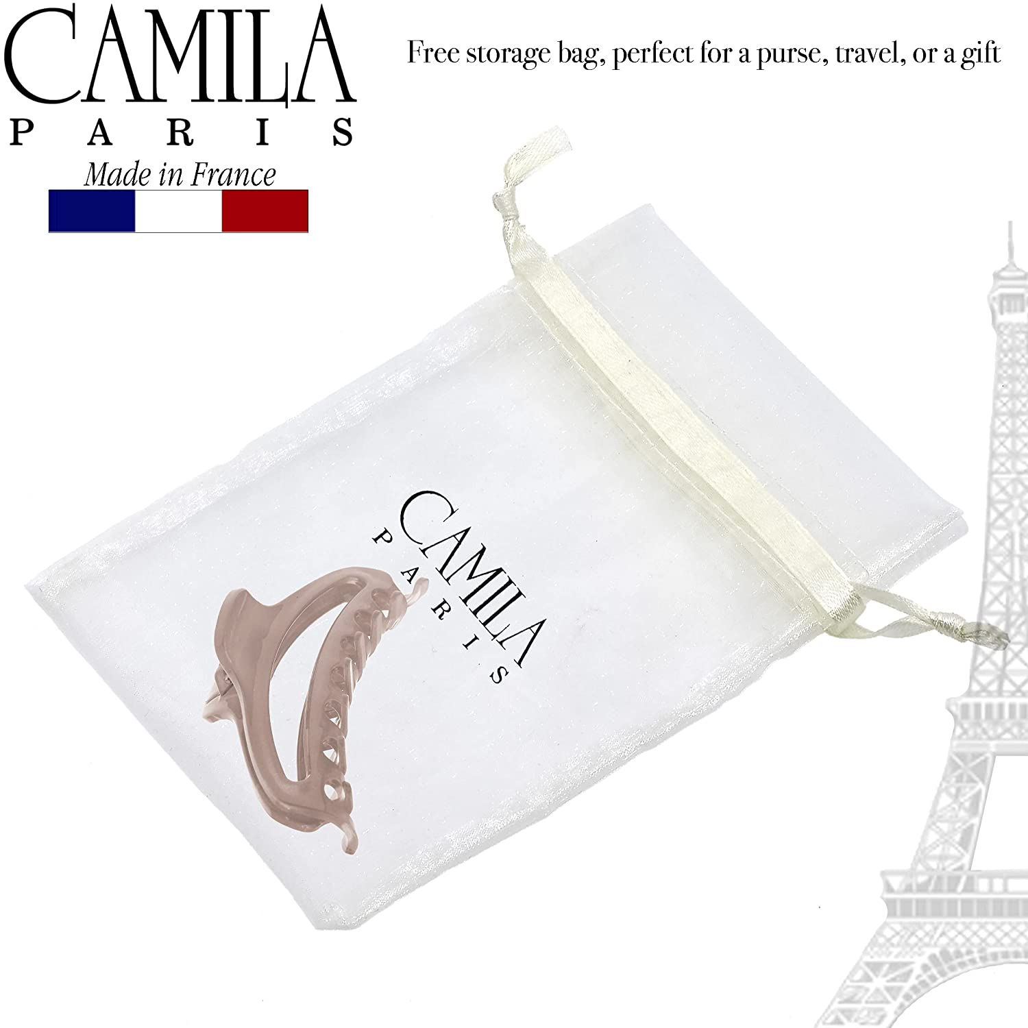 Camila Paris French hair clip cellulose acetate
