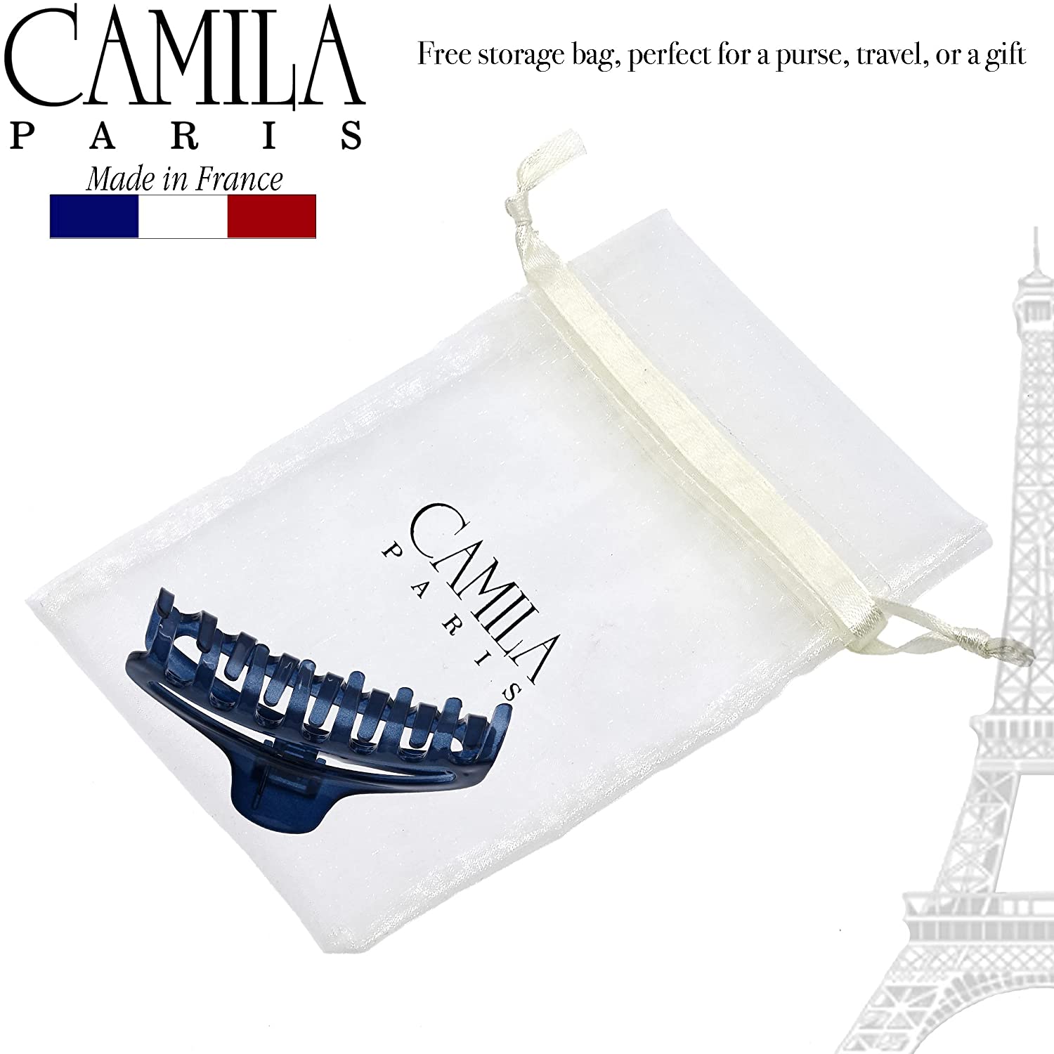 Camila Paris French hair clip cellulose acetate