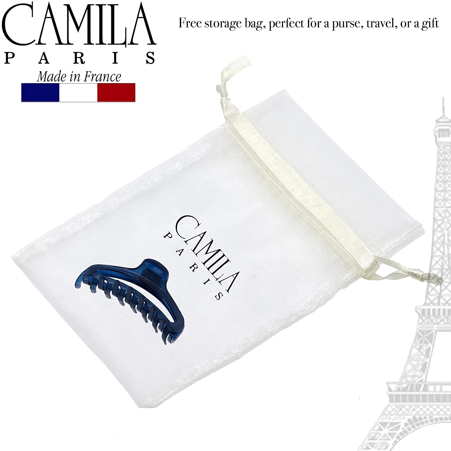 Camila Paris French hair clip cellulose acetate