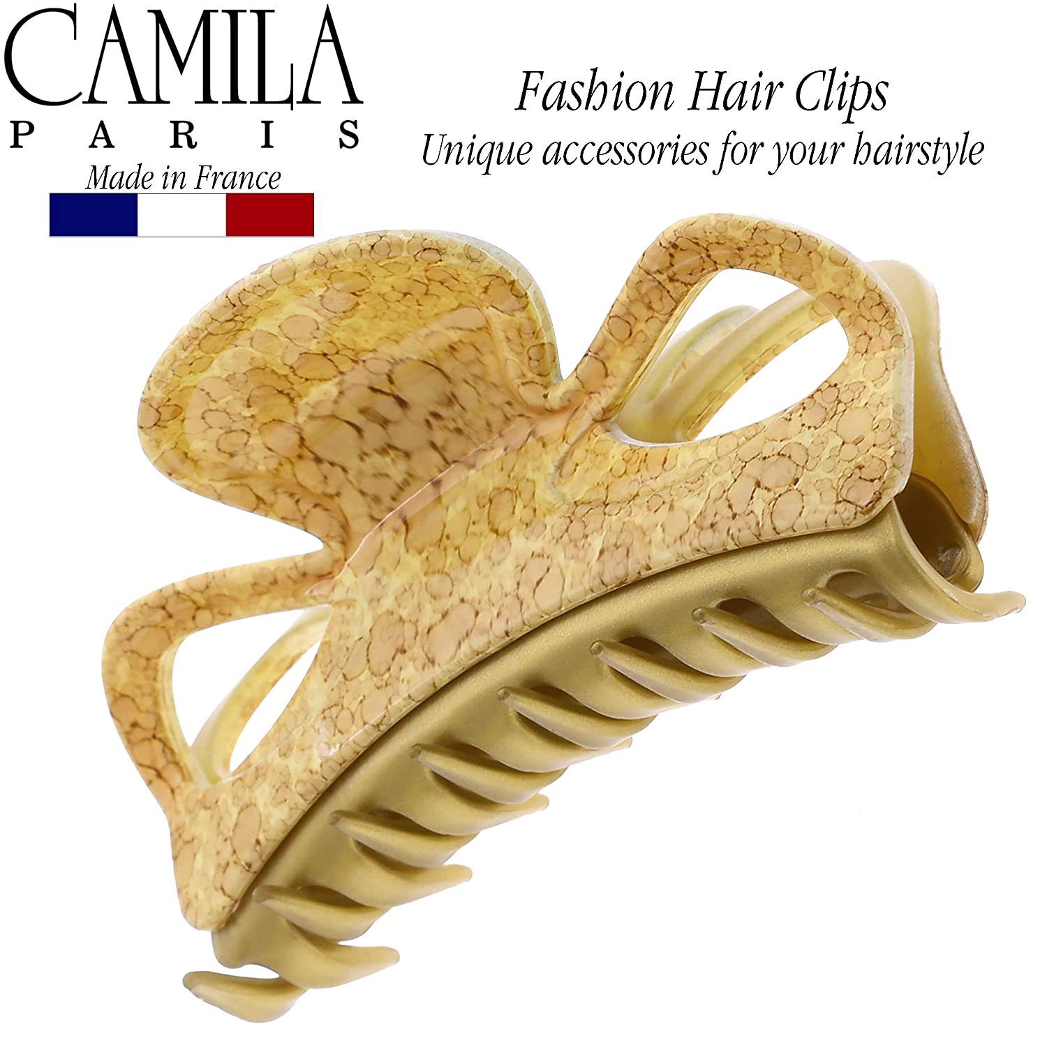 Camila Paris French hair clip cellulose acetate