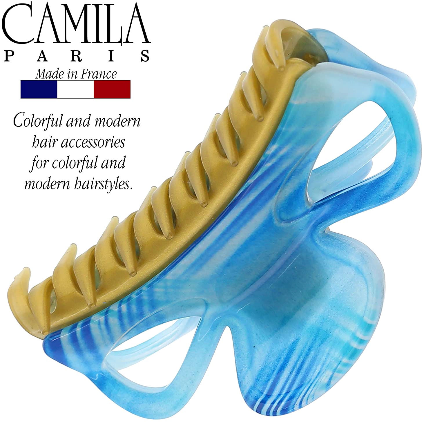 Camila Paris French hair clip cellulose acetate