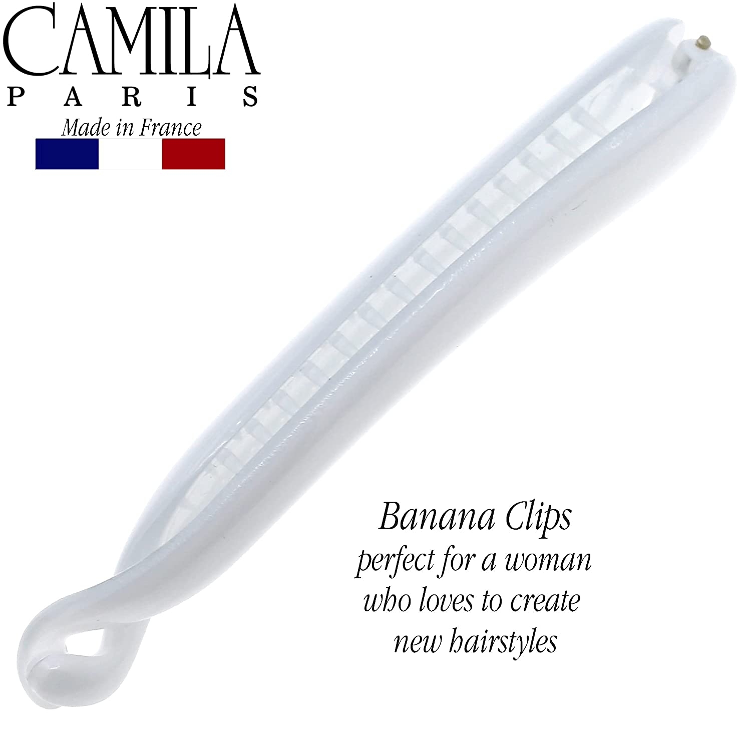 Camila Paris French banana clip cellulose acetate