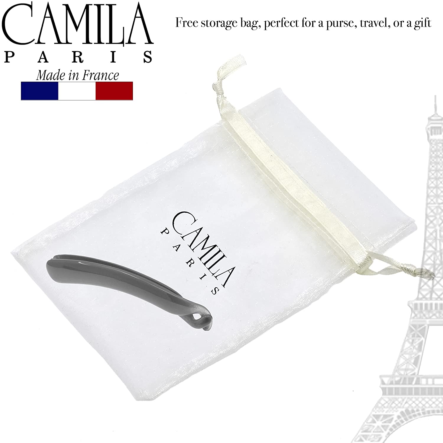 Camila Paris French banana clip cellulose acetate