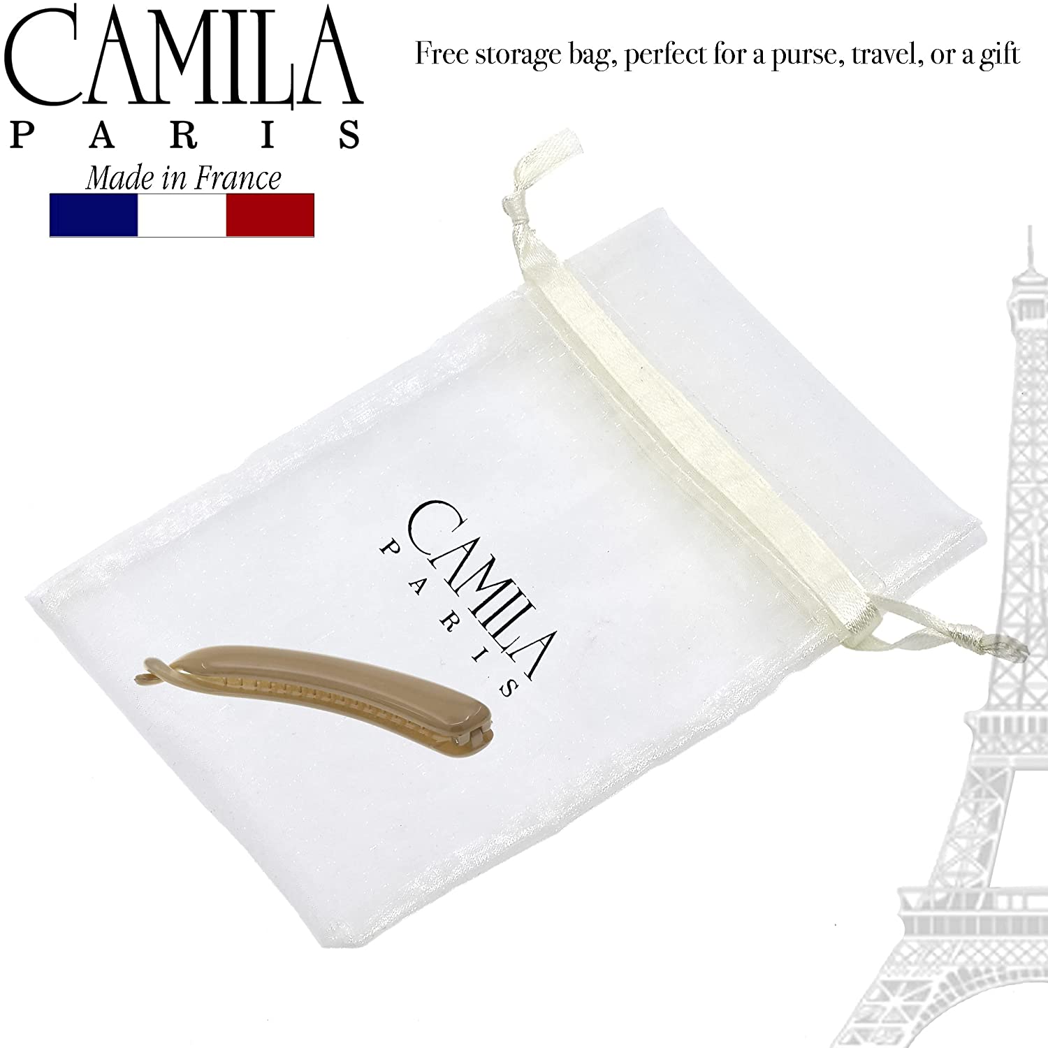 Camila Paris French banana clip cellulose acetate