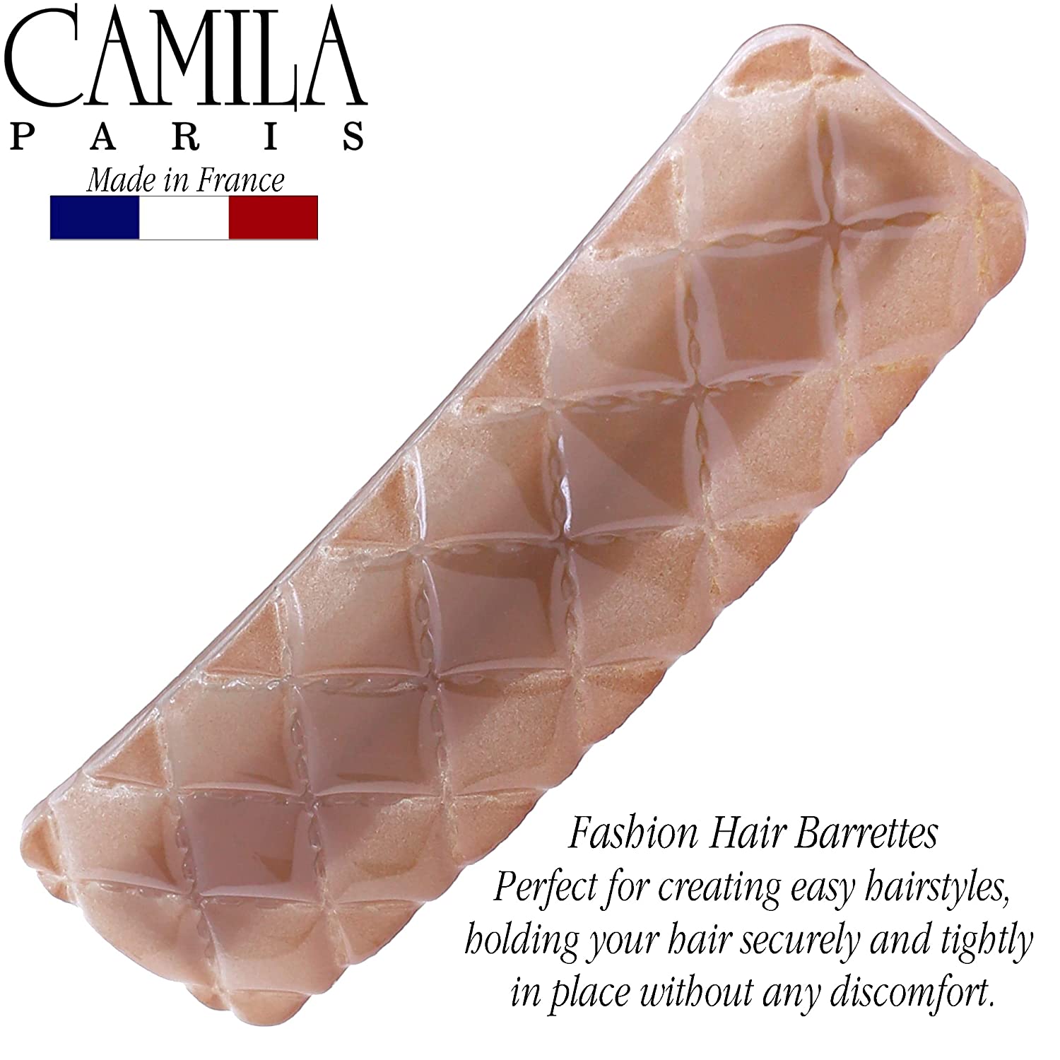 Camila Paris French barrette cellulose acetate