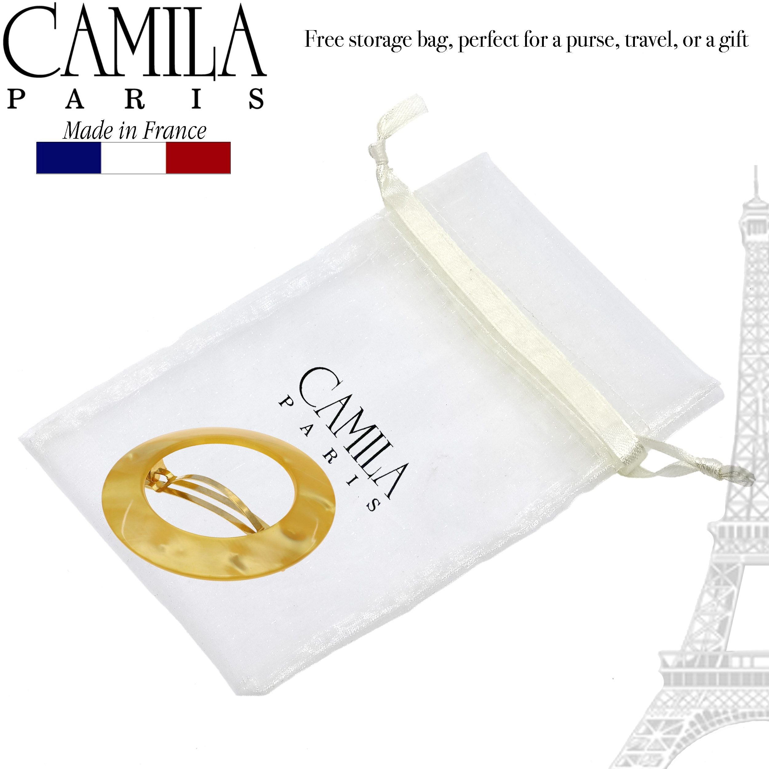 Camila Paris French barrette cellulose acetate handmade