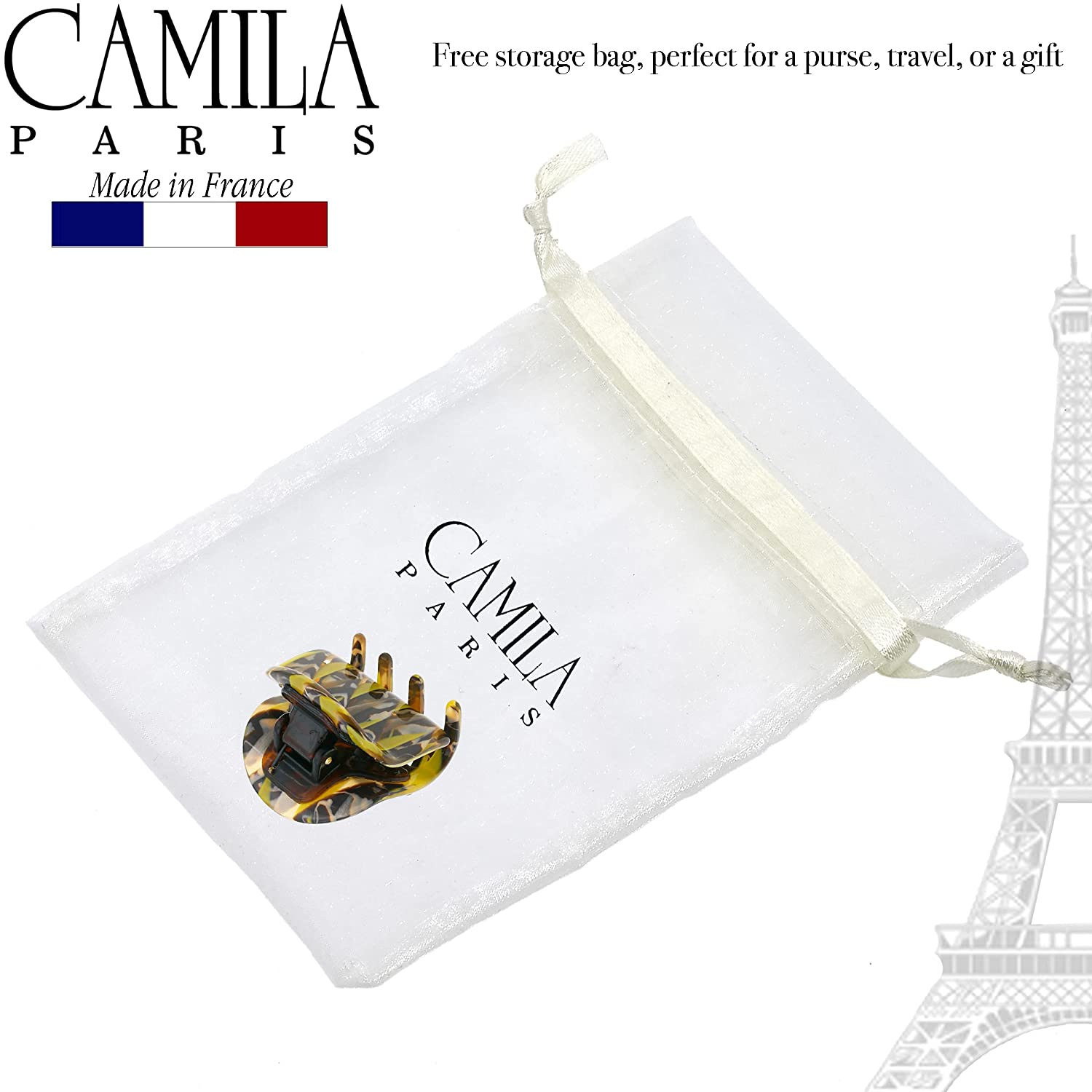 Camila Paris Bardot French hair clip cellulose acetate