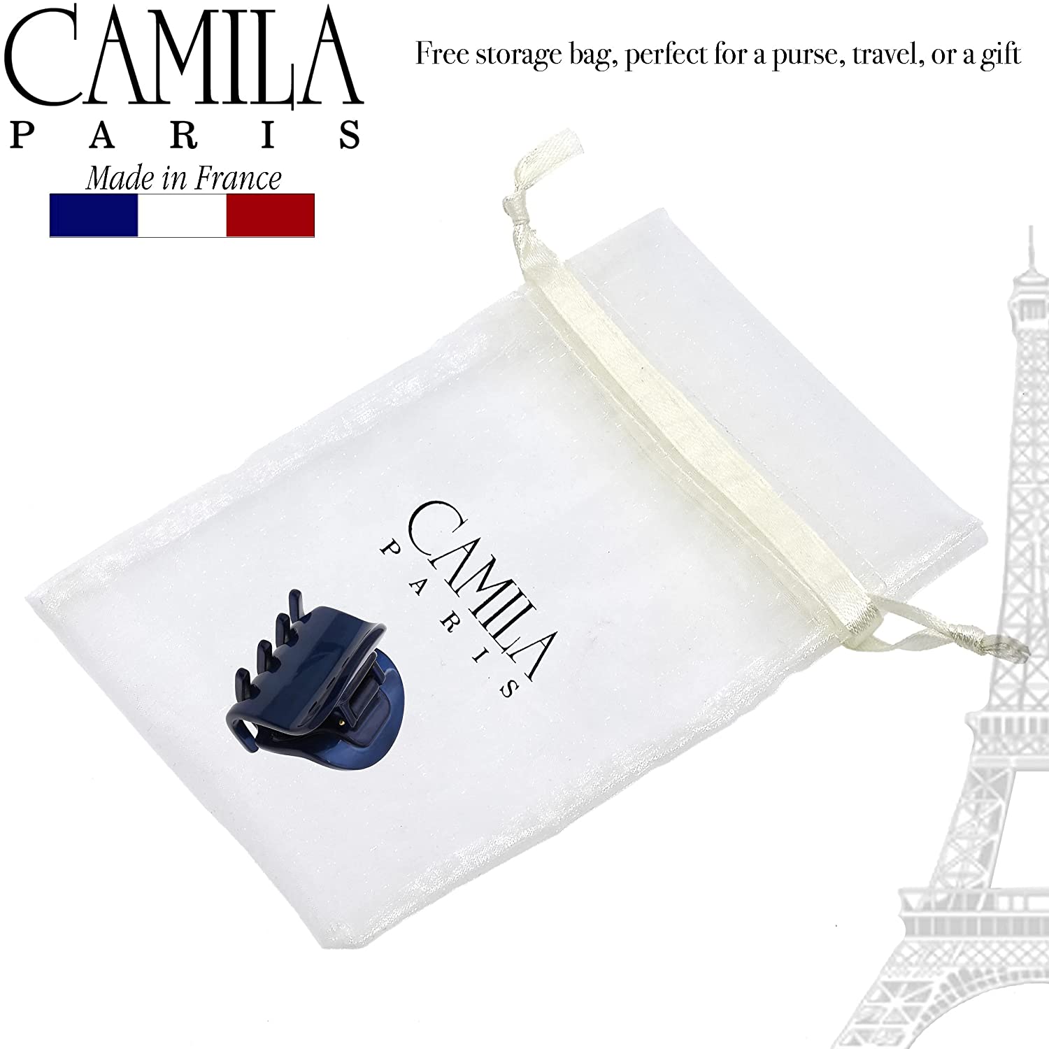 Camila Paris Bardot French hair clip cellulose acetate