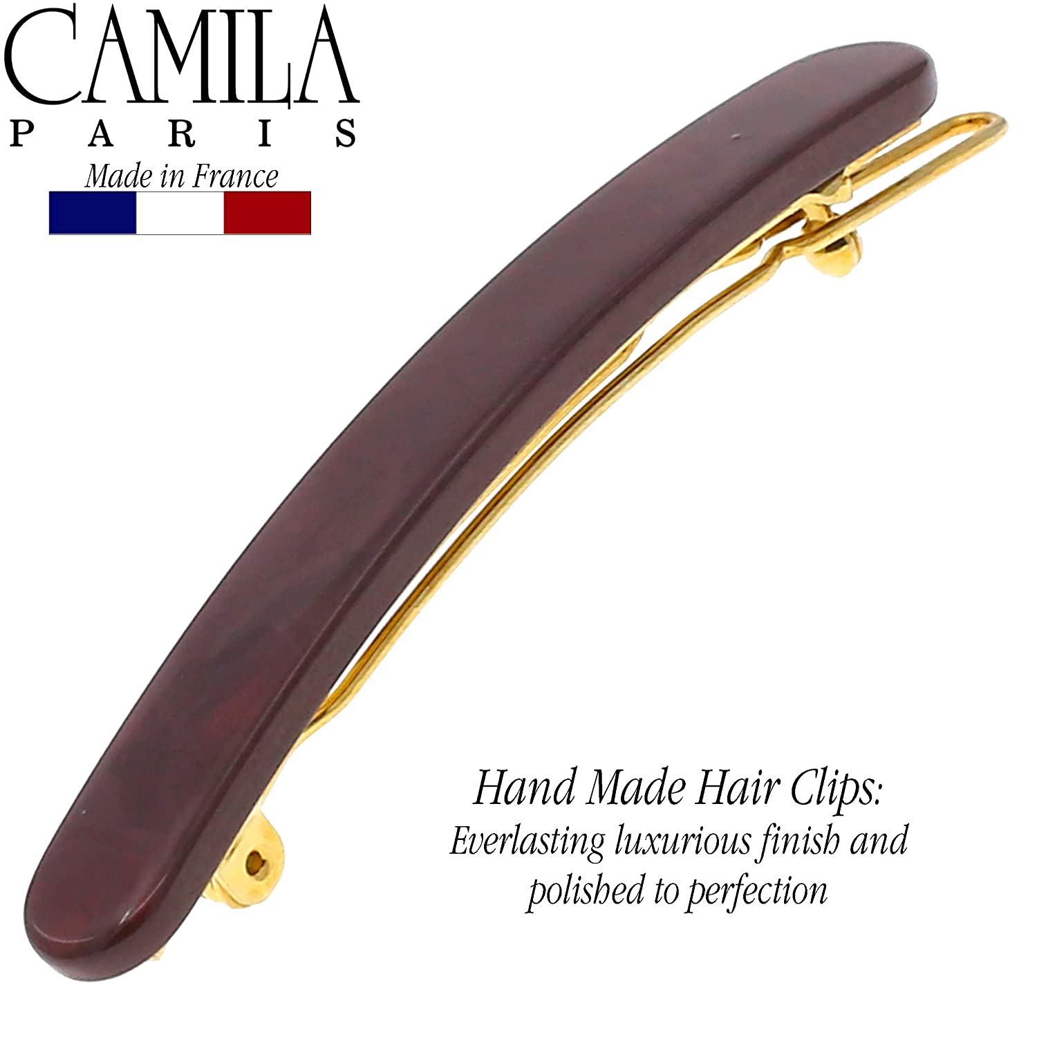 Camila Paris French barrette cellulose acetate