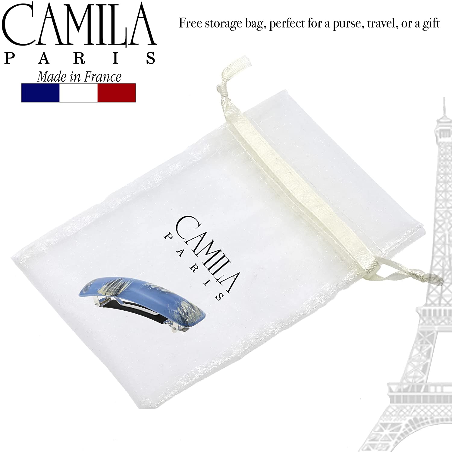 Camila Paris 3 Inch French barrette cellulose acetate