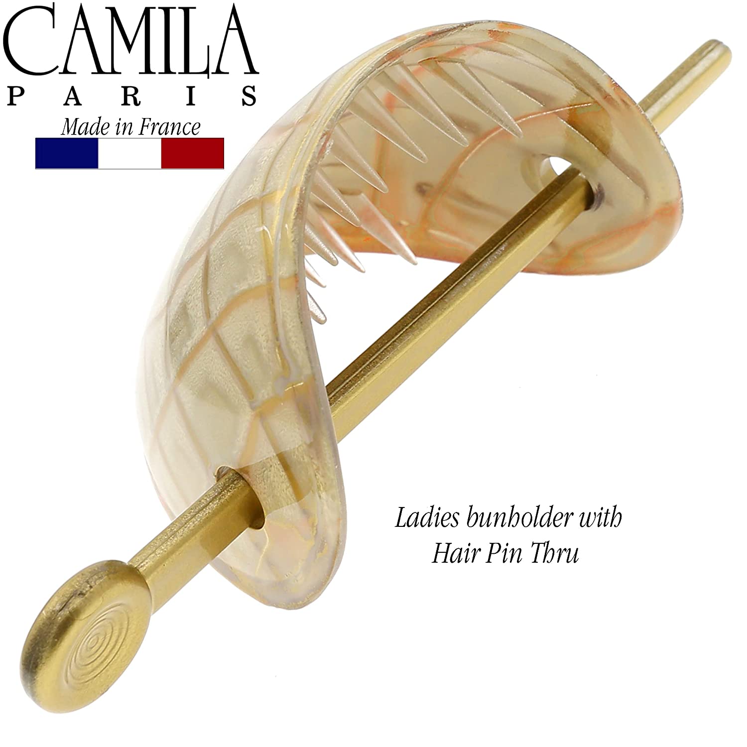 Camila Paris French hair slide cellulose acetate