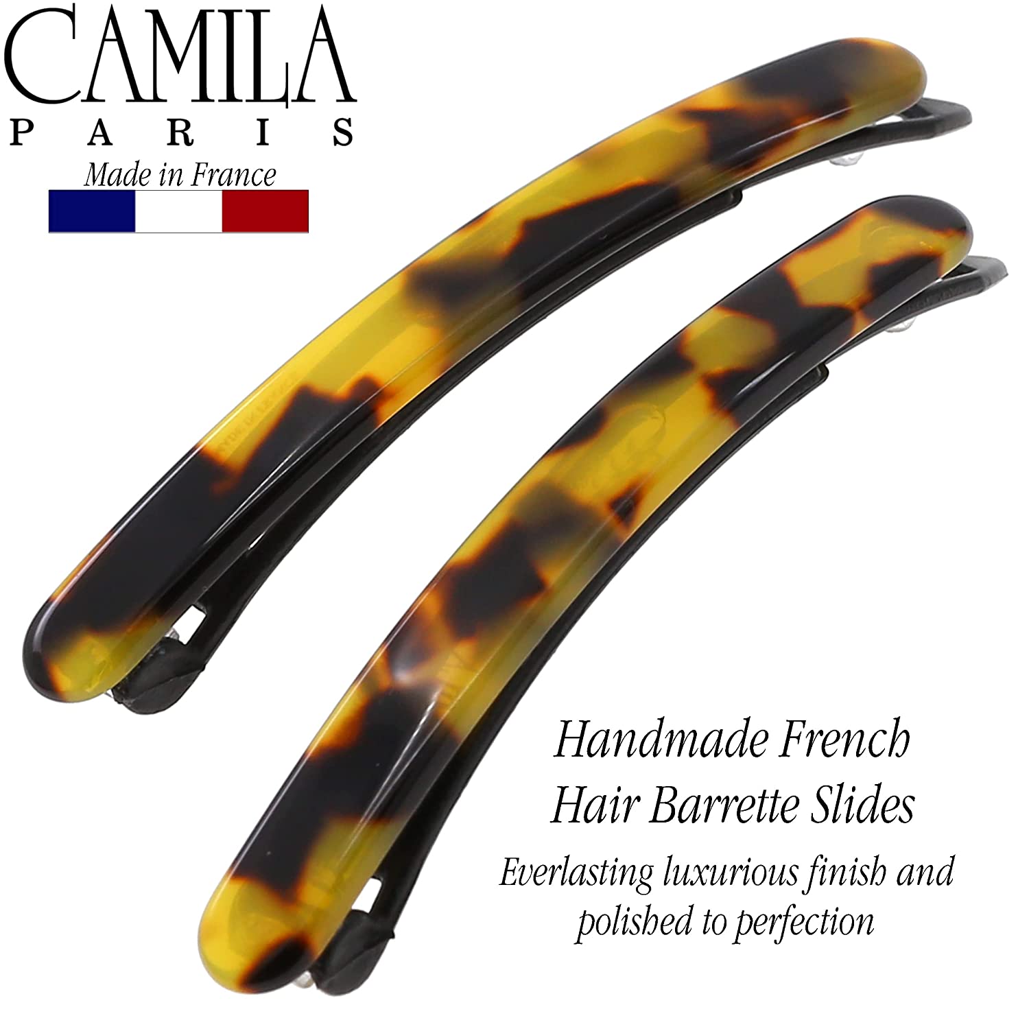 Camila Paris Metal-Free French barrette cellulose acetate