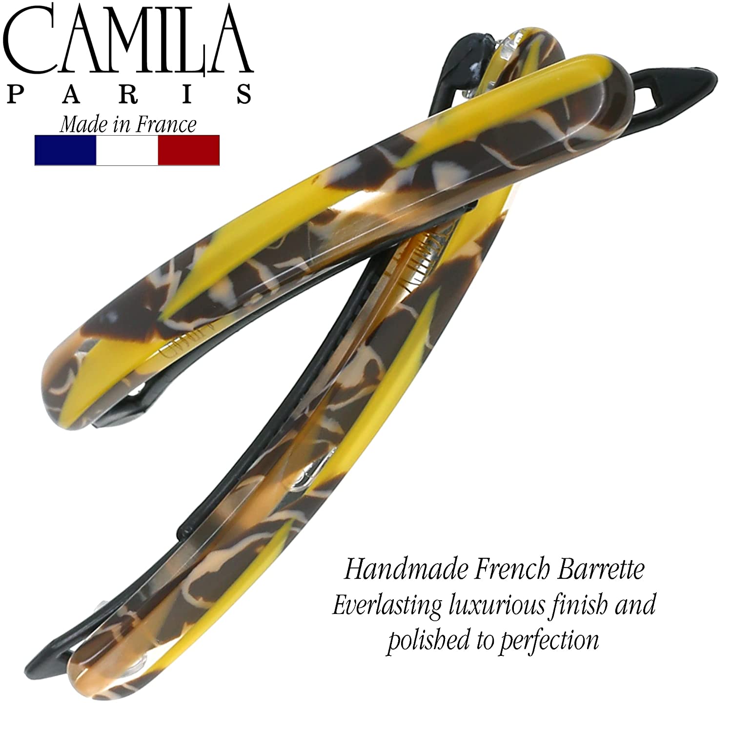 Camila Paris Metal-Free French barrette cellulose acetate