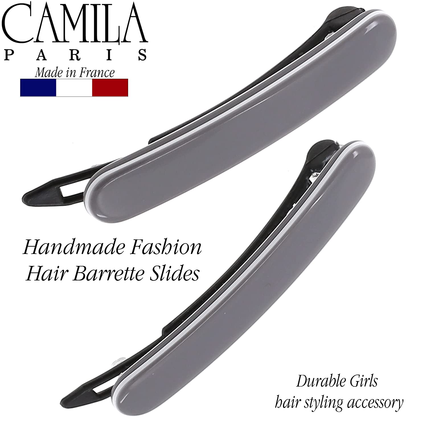 Camila Paris Metal-Free French barrette cellulose acetate