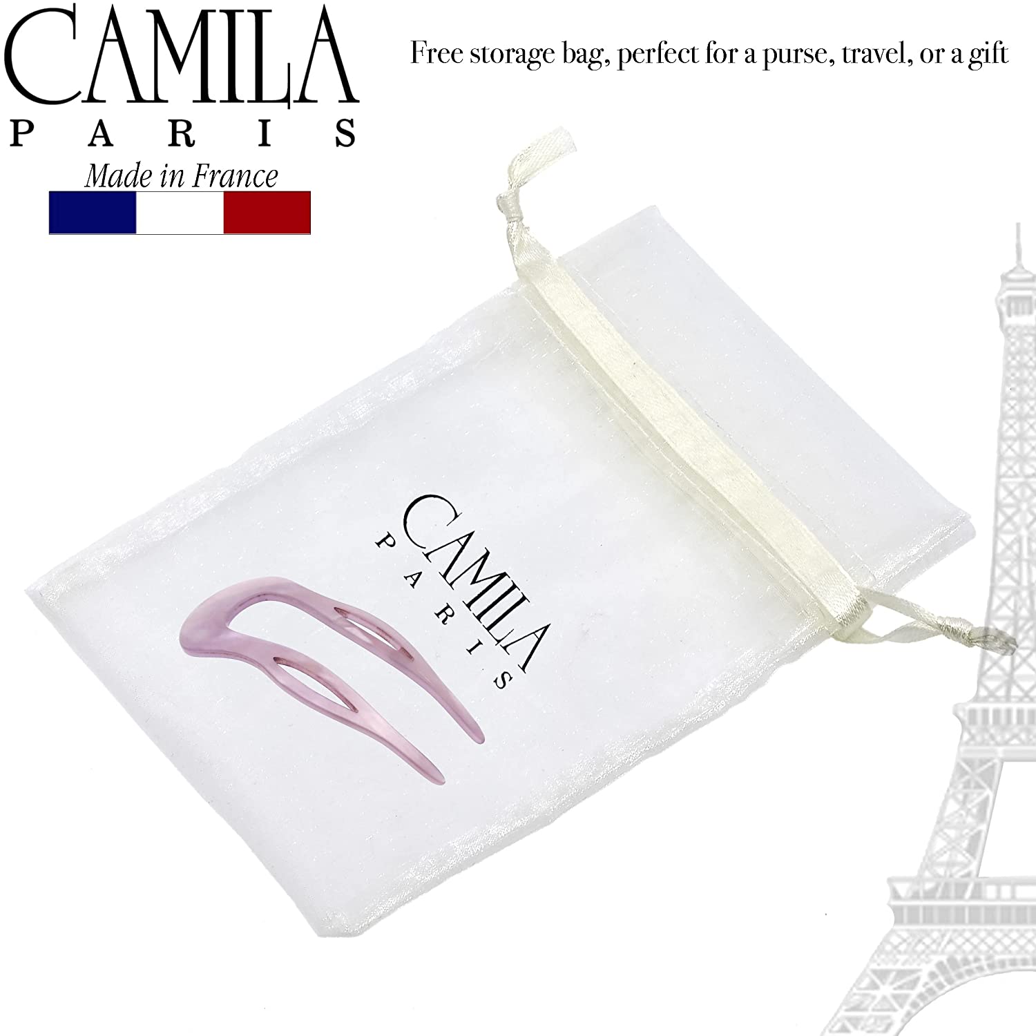 Camila Paris French hair stick cellulose acetate