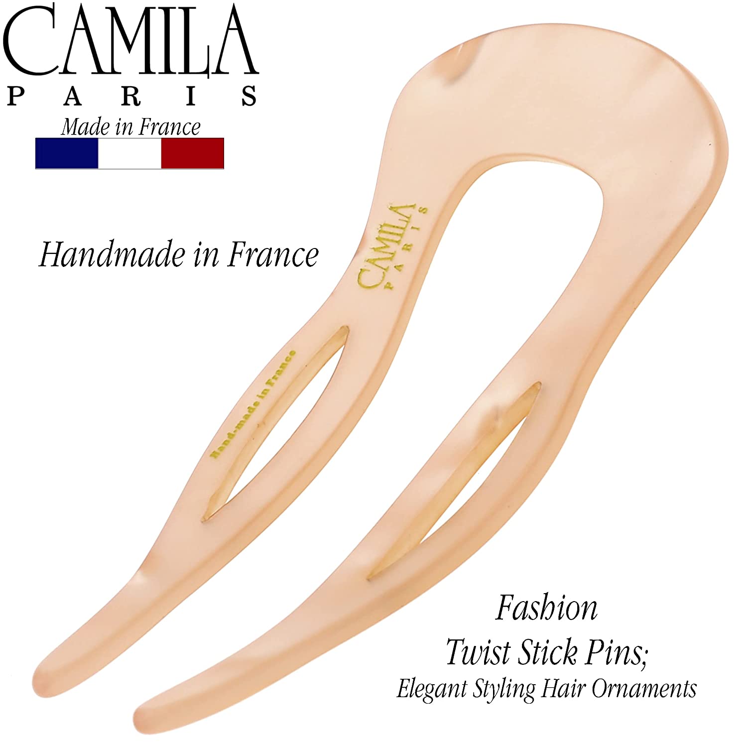 Camila Paris French hair stick cellulose acetate
