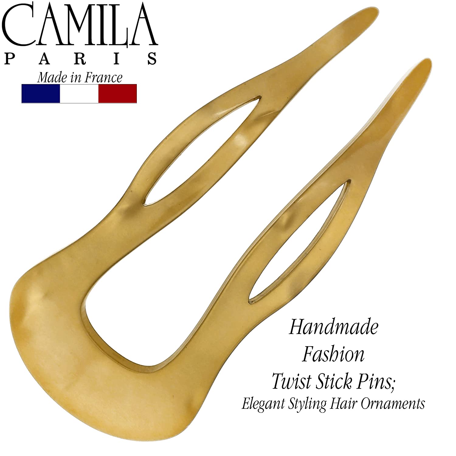 Camila Paris French hair stick cellulose acetate