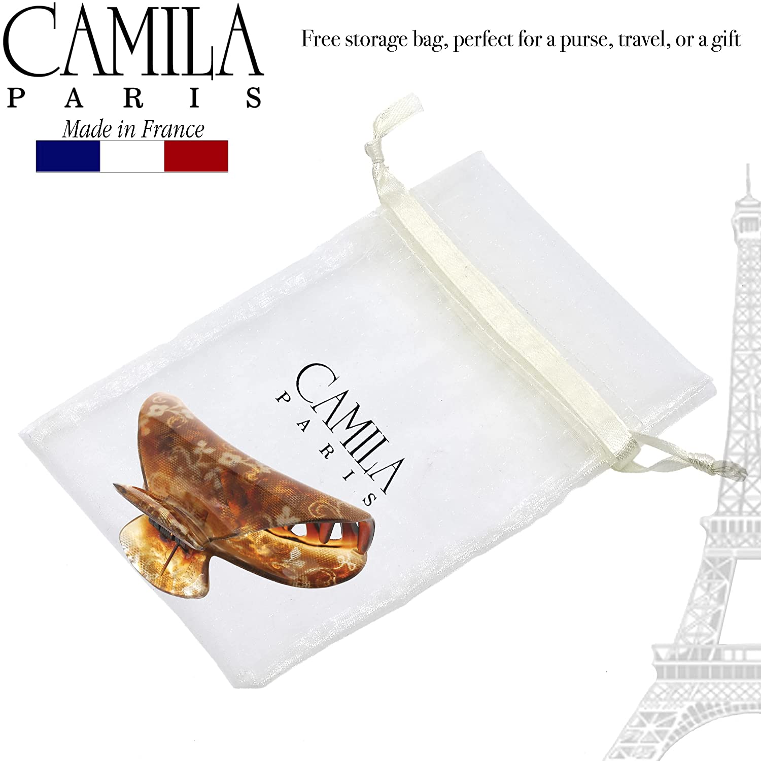 Camila Paris French hair clip cellulose acetate