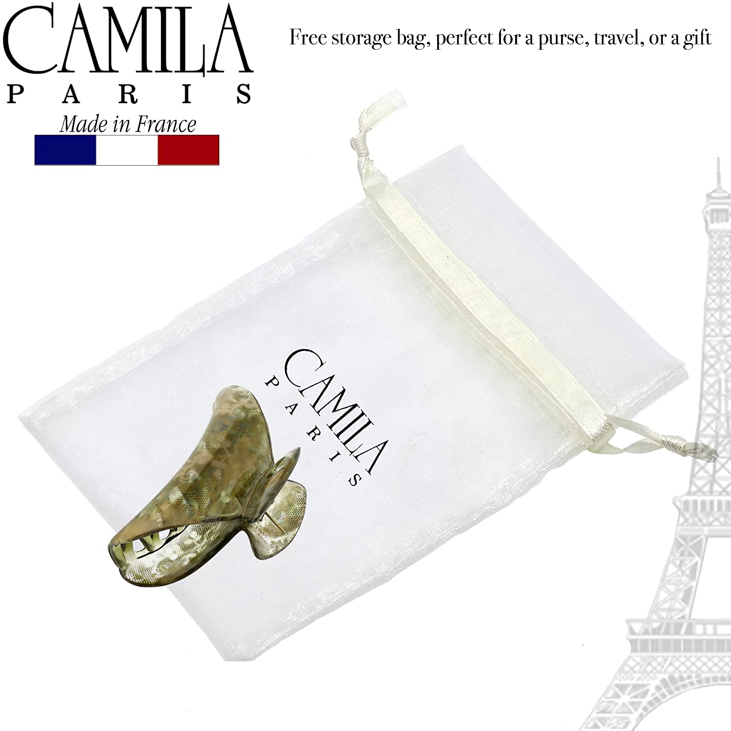 Camila Paris French hair clip cellulose acetate
