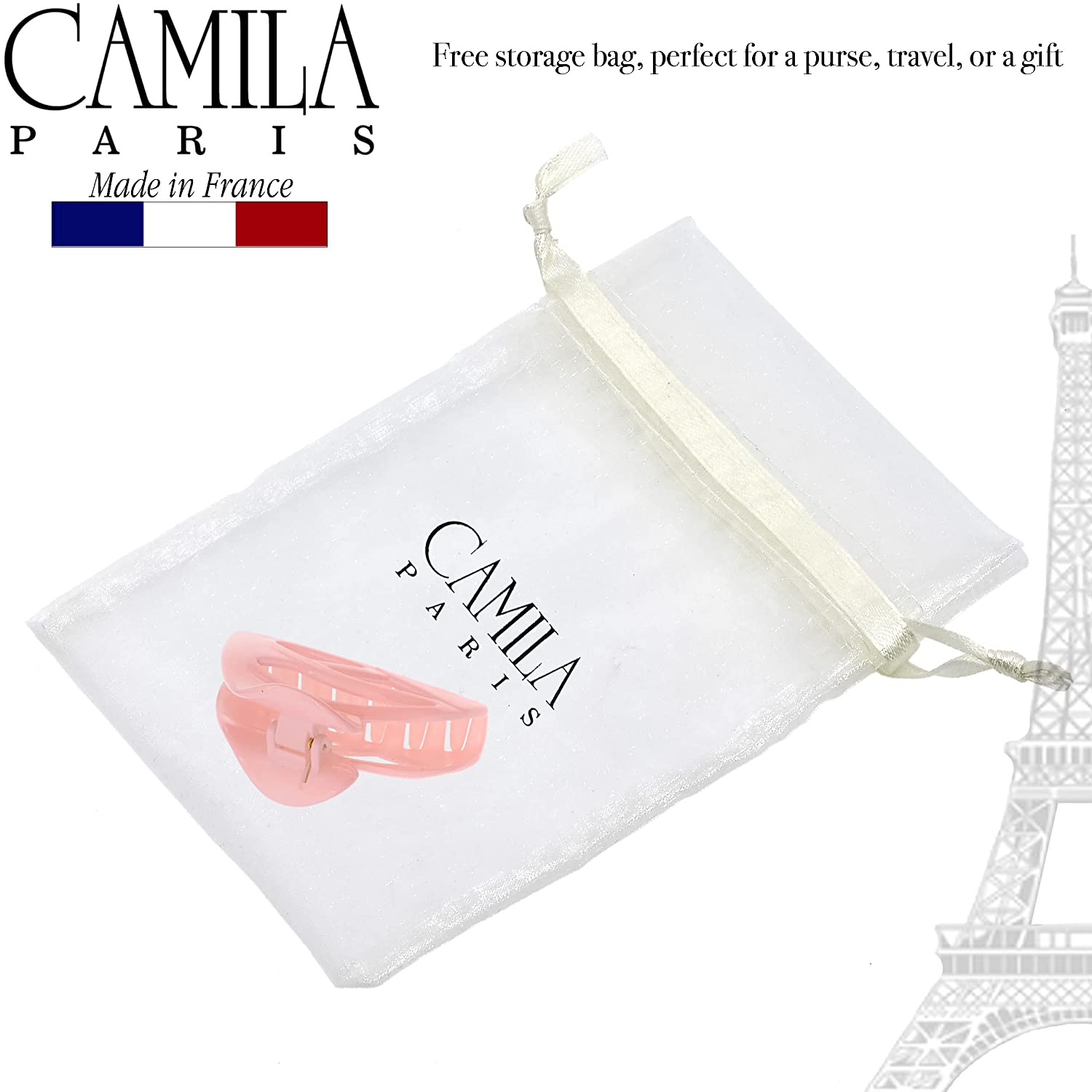 Camila Paris French hair clip cellulose acetate