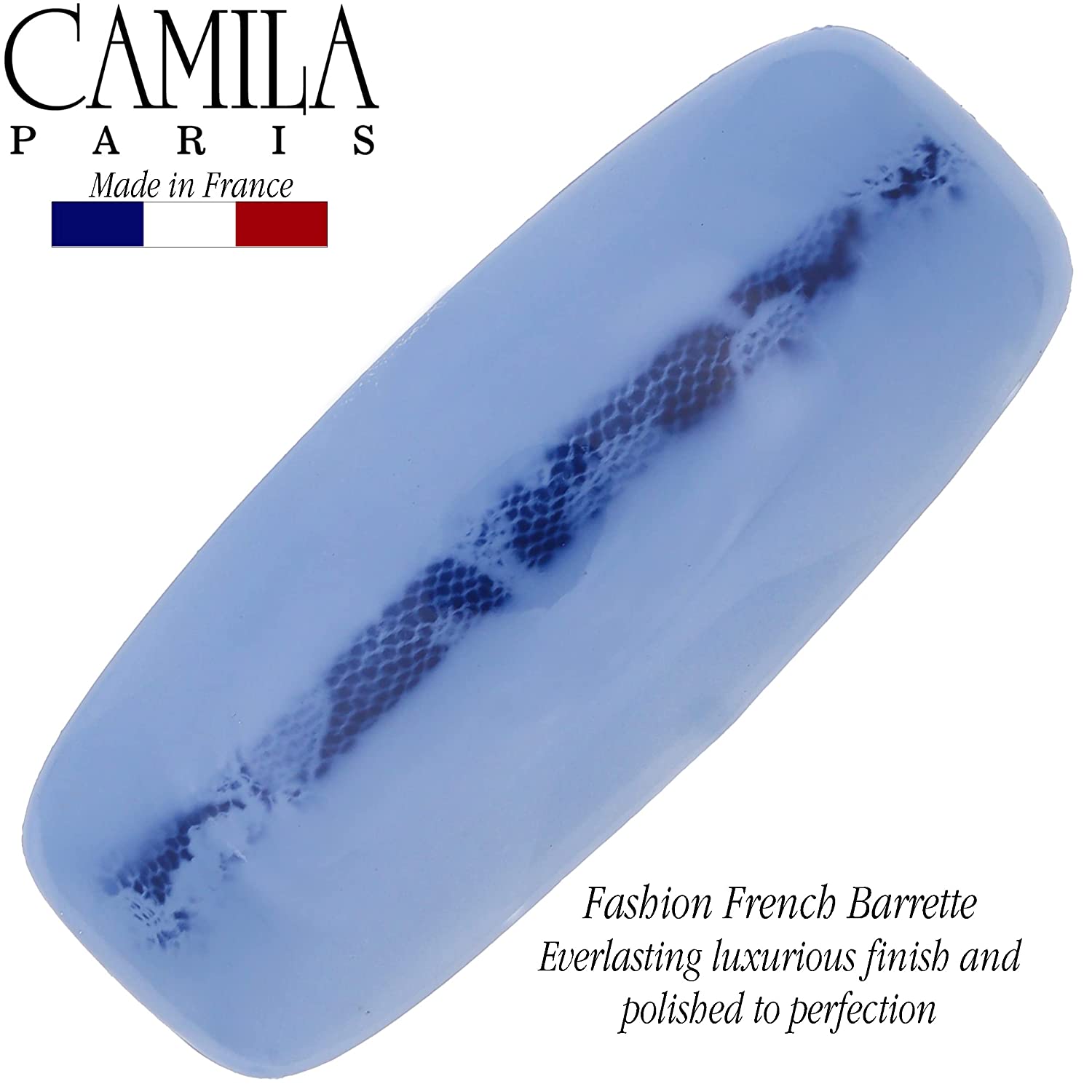 Camila Paris French barrette cellulose acetate